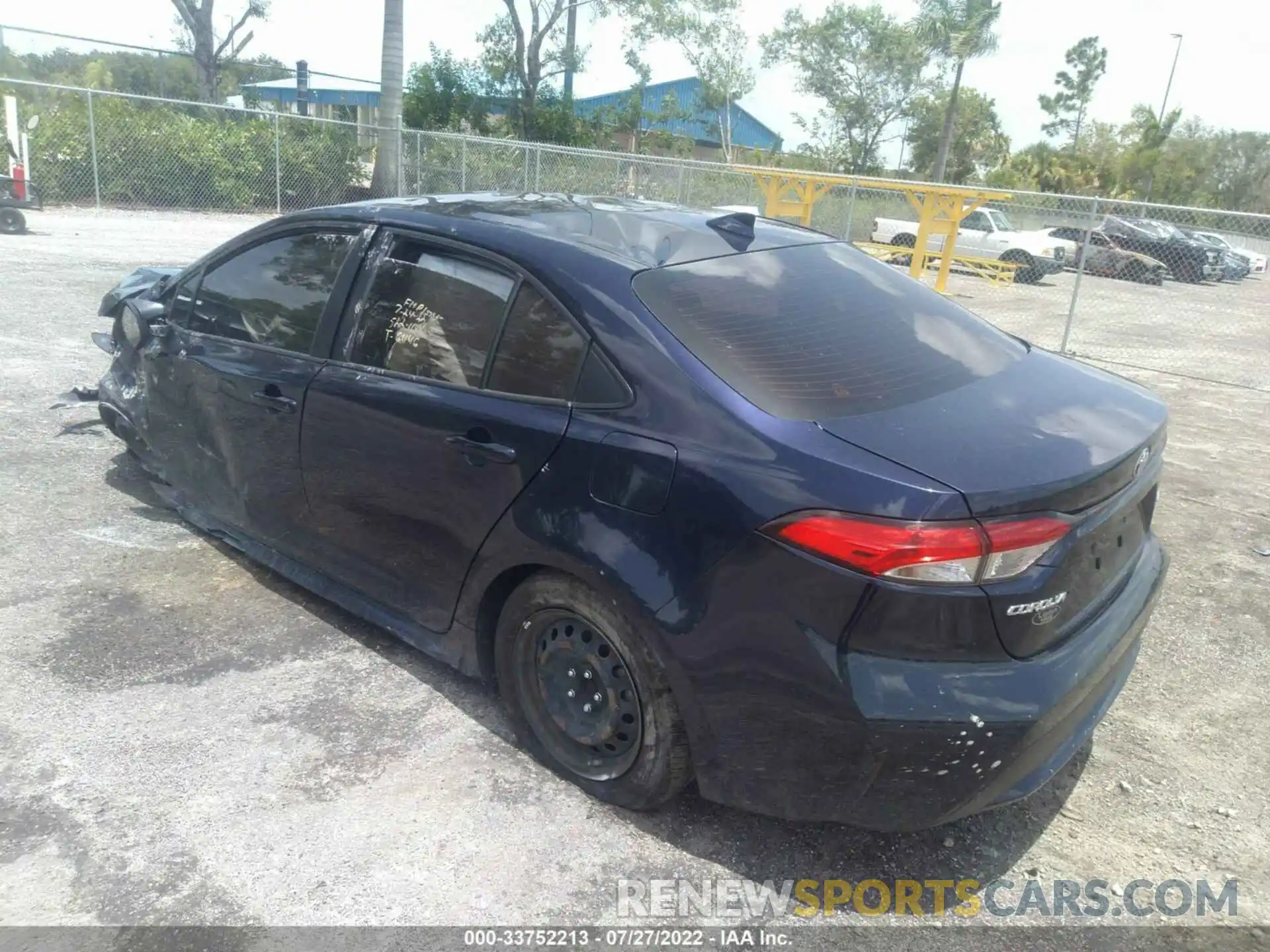 3 Photograph of a damaged car JTDEPMAE1MJ134230 TOYOTA COROLLA 2021