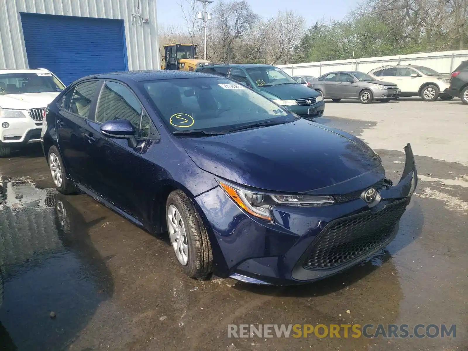 1 Photograph of a damaged car JTDEPMAE1MJ134311 TOYOTA COROLLA 2021