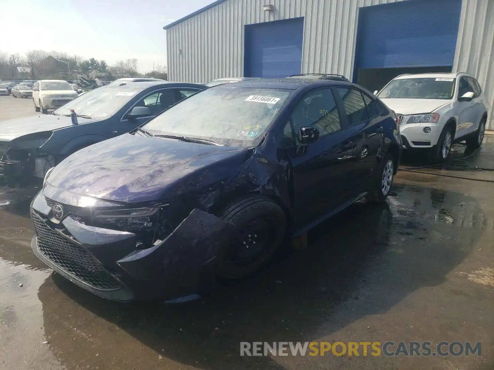 2 Photograph of a damaged car JTDEPMAE1MJ134311 TOYOTA COROLLA 2021