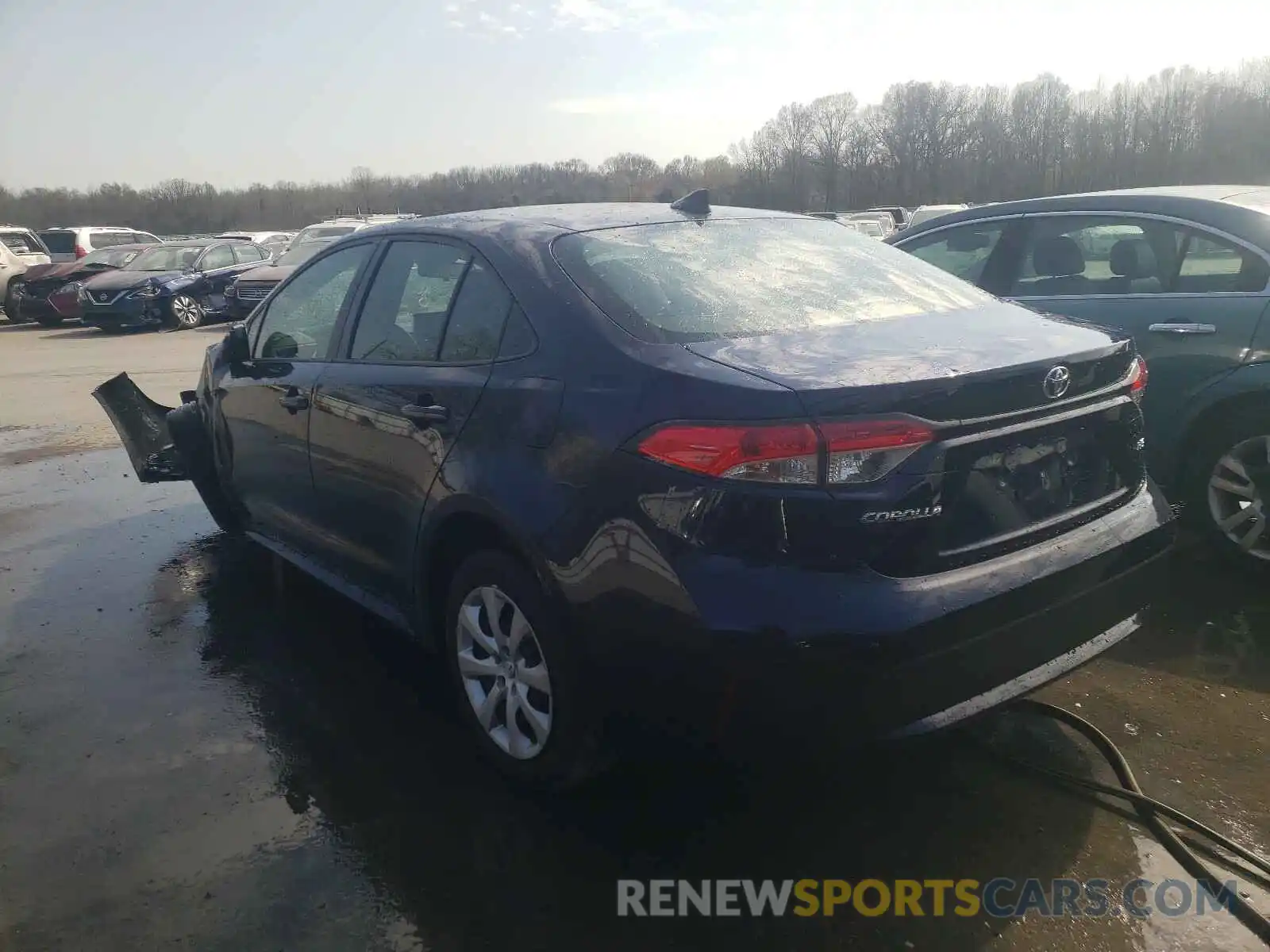 3 Photograph of a damaged car JTDEPMAE1MJ134311 TOYOTA COROLLA 2021