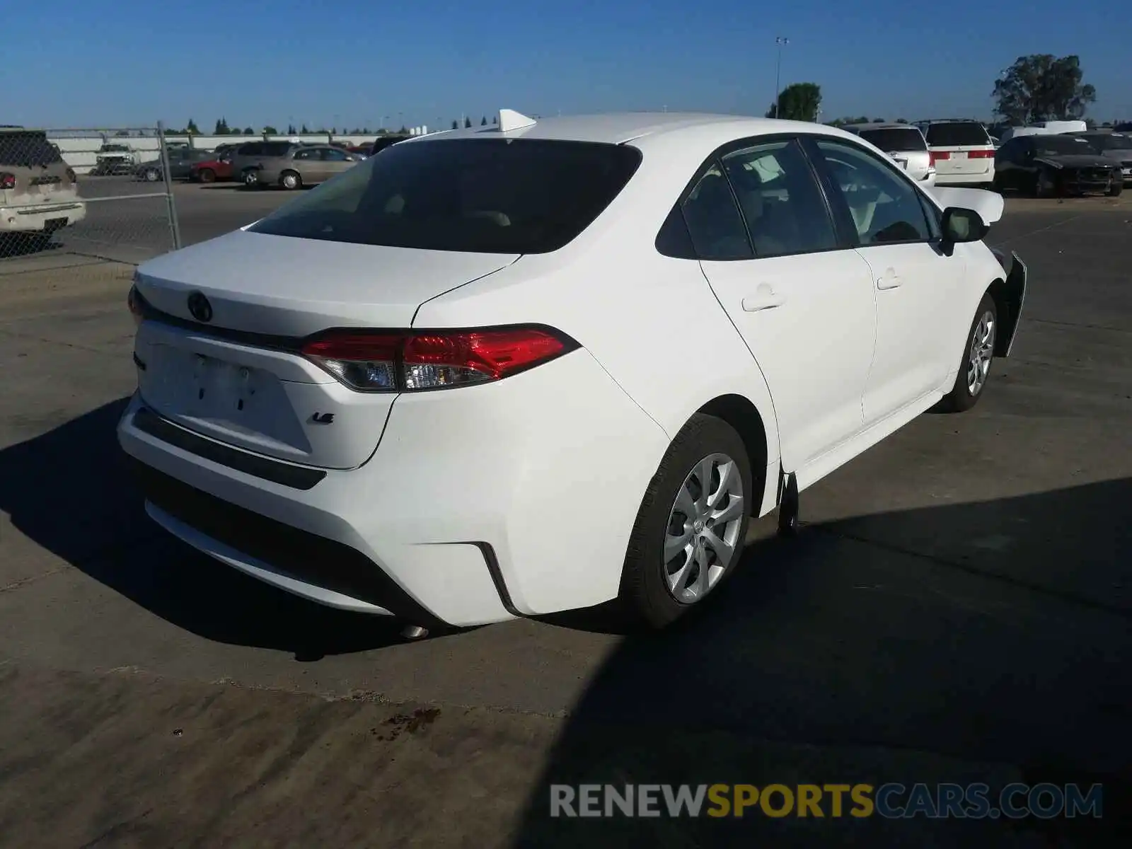 4 Photograph of a damaged car JTDEPMAE1MJ134583 TOYOTA COROLLA 2021