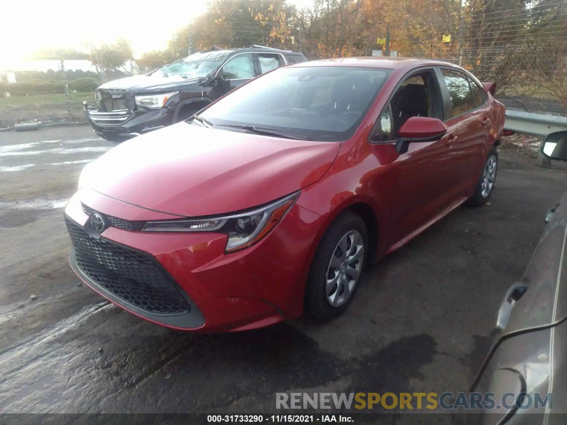 2 Photograph of a damaged car JTDEPMAE1MJ135488 TOYOTA COROLLA 2021