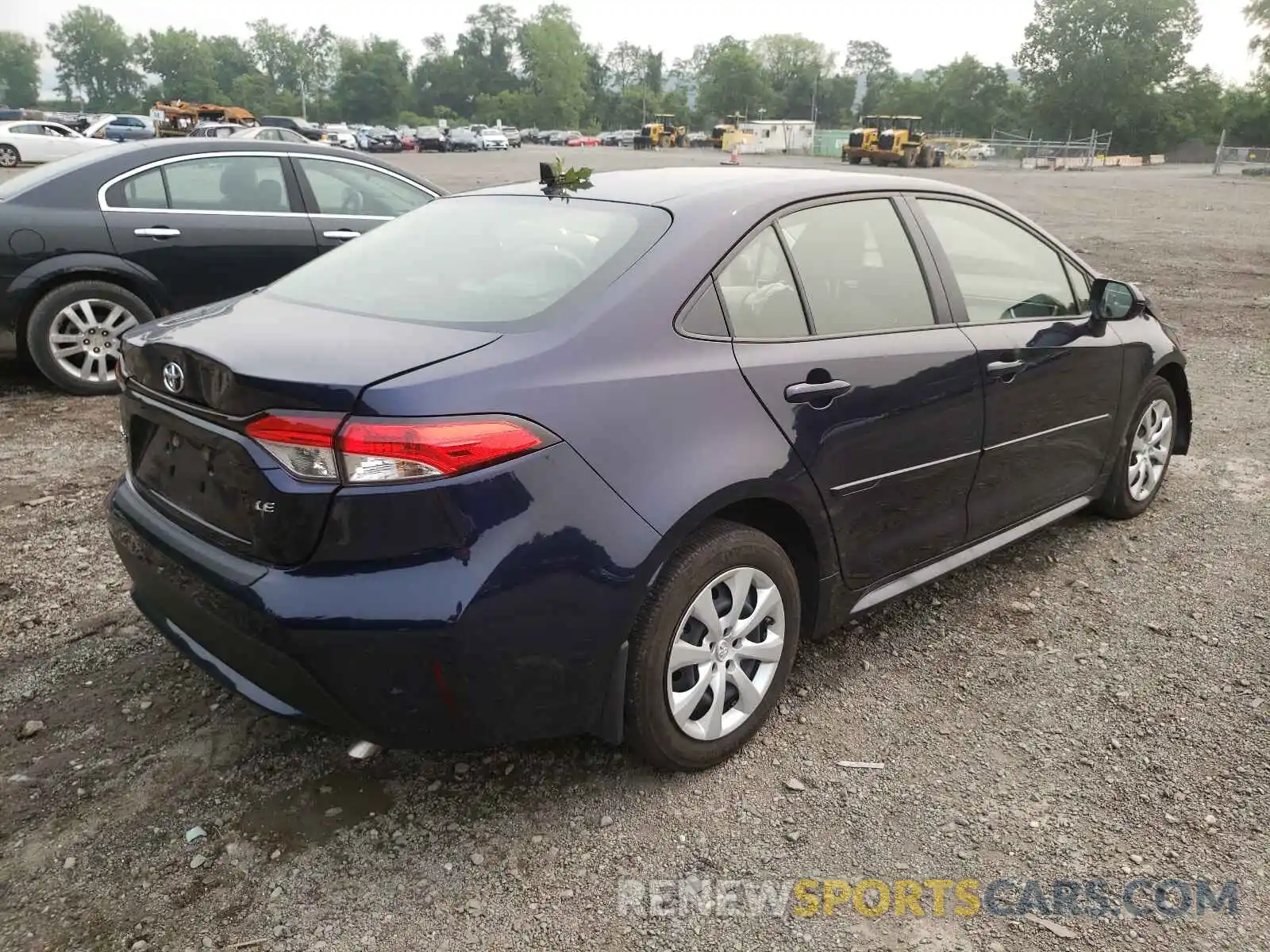 4 Photograph of a damaged car JTDEPMAE1MJ135605 TOYOTA COROLLA 2021