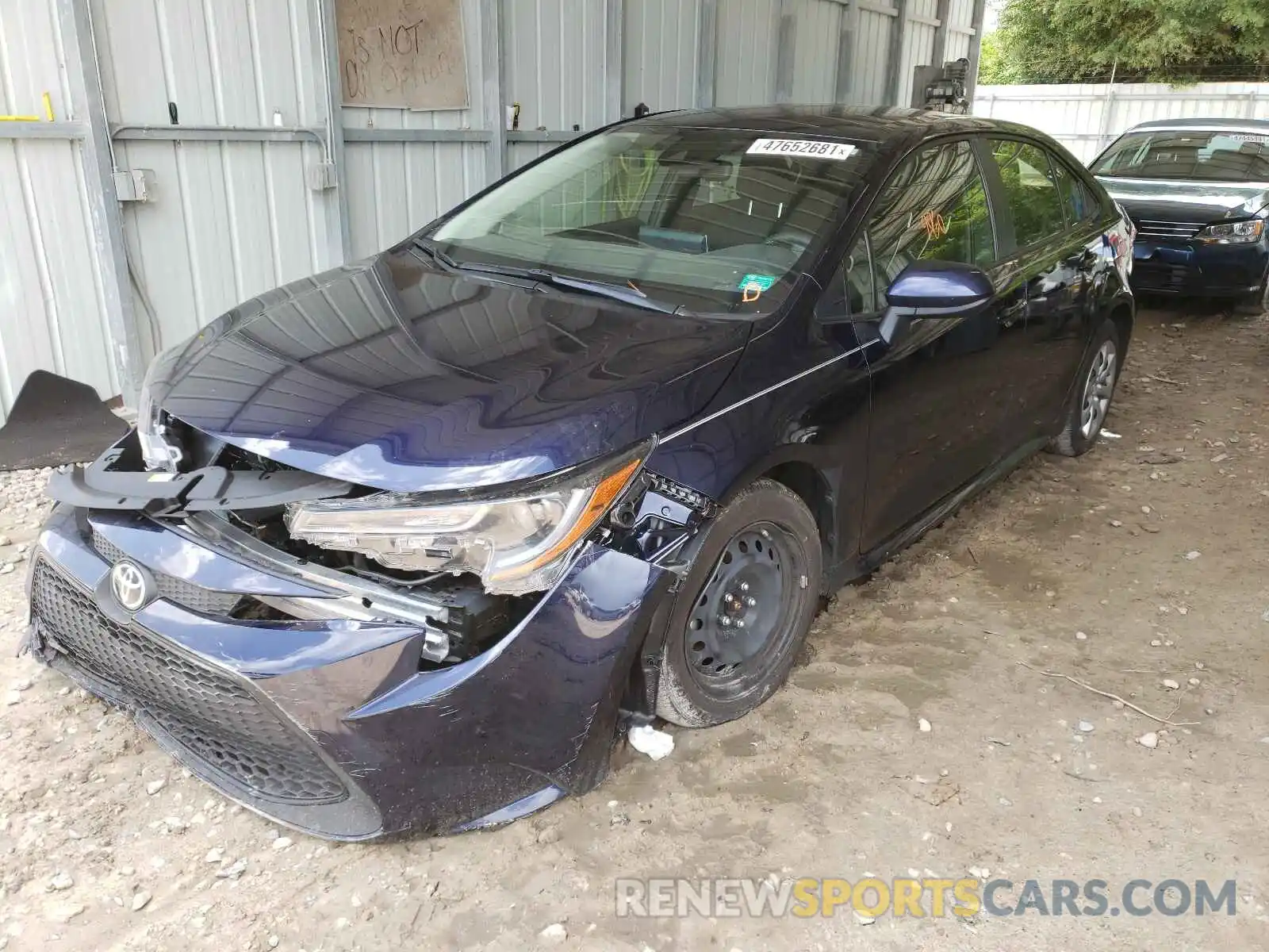 2 Photograph of a damaged car JTDEPMAE1MJ138309 TOYOTA COROLLA 2021