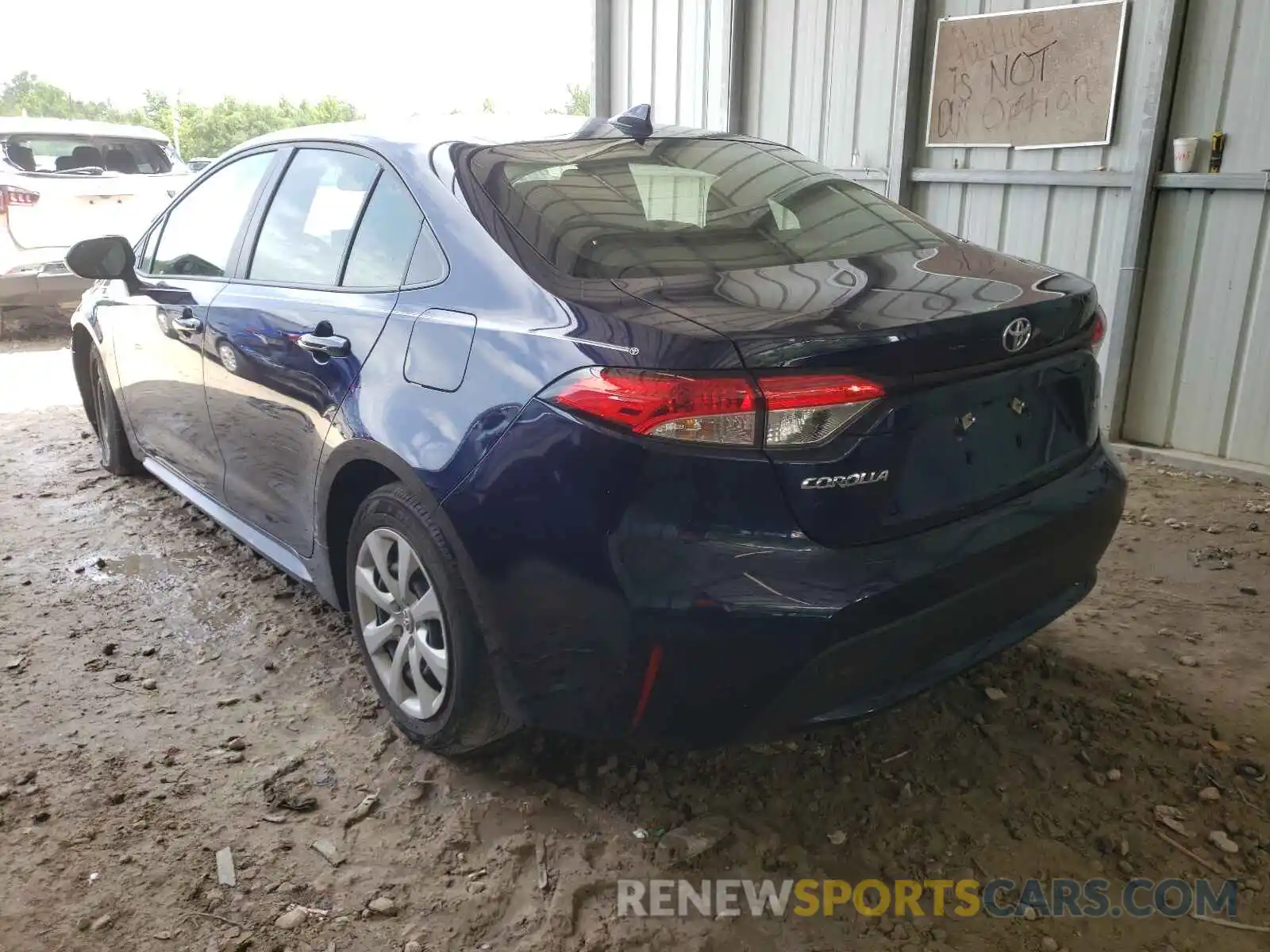 3 Photograph of a damaged car JTDEPMAE1MJ138309 TOYOTA COROLLA 2021