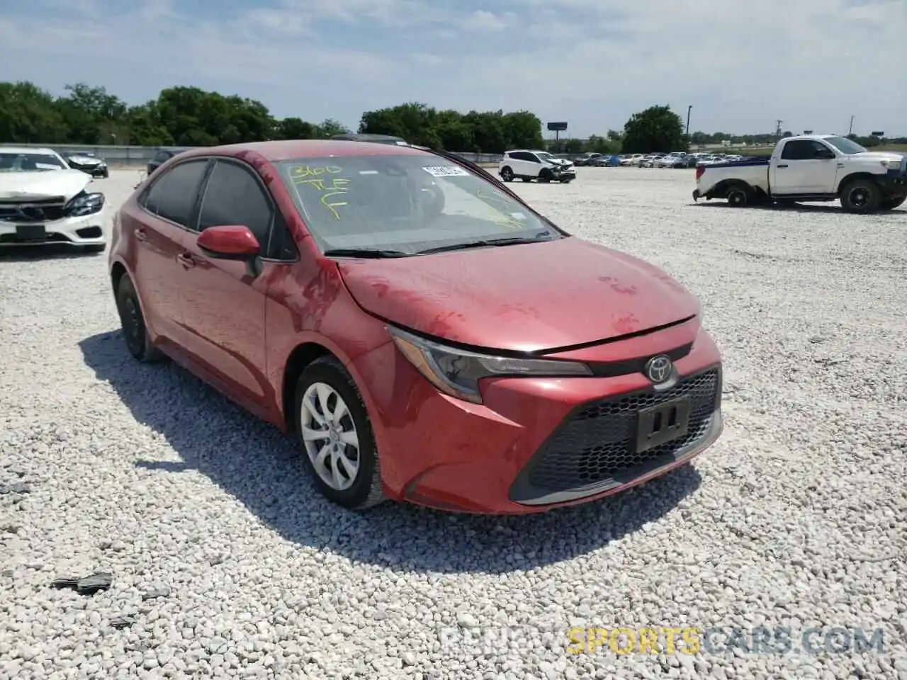 1 Photograph of a damaged car JTDEPMAE1MJ138732 TOYOTA COROLLA 2021