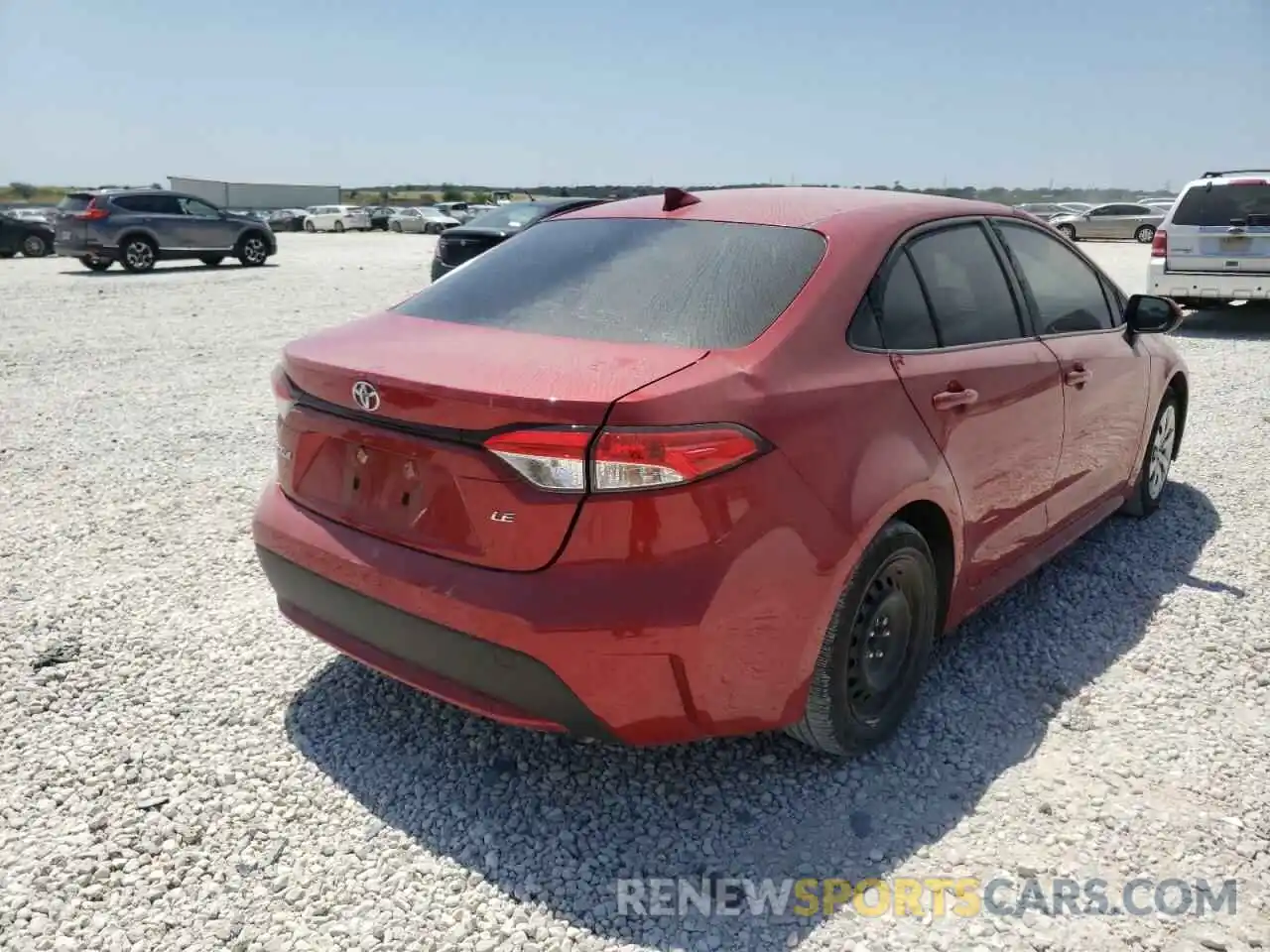 4 Photograph of a damaged car JTDEPMAE1MJ138732 TOYOTA COROLLA 2021