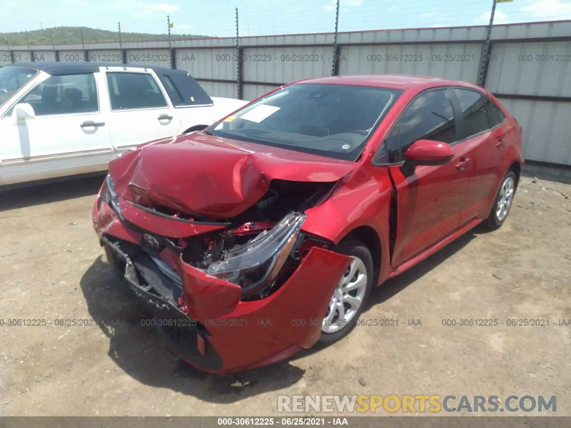 2 Photograph of a damaged car JTDEPMAE1MJ138746 TOYOTA COROLLA 2021