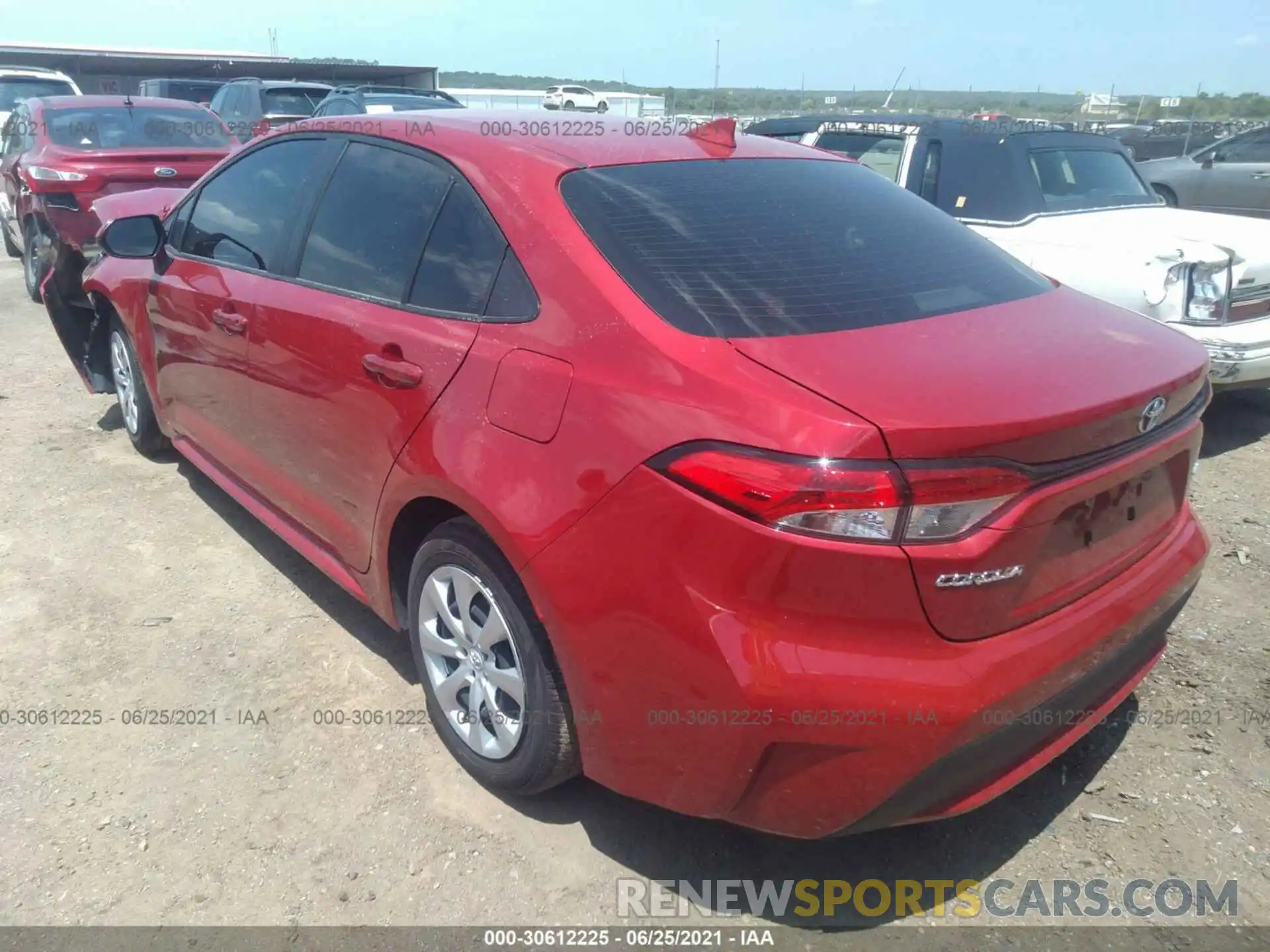 3 Photograph of a damaged car JTDEPMAE1MJ138746 TOYOTA COROLLA 2021