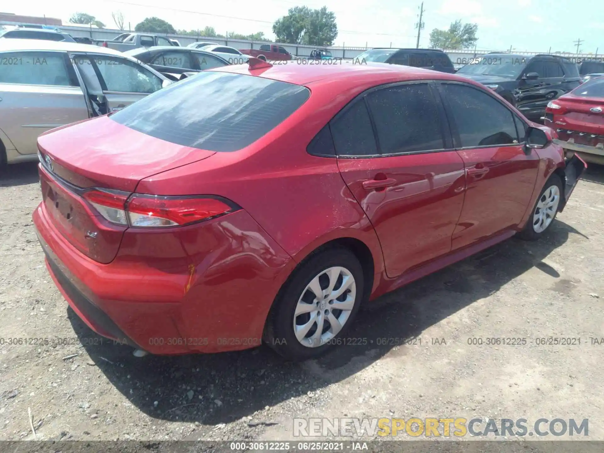 4 Photograph of a damaged car JTDEPMAE1MJ138746 TOYOTA COROLLA 2021