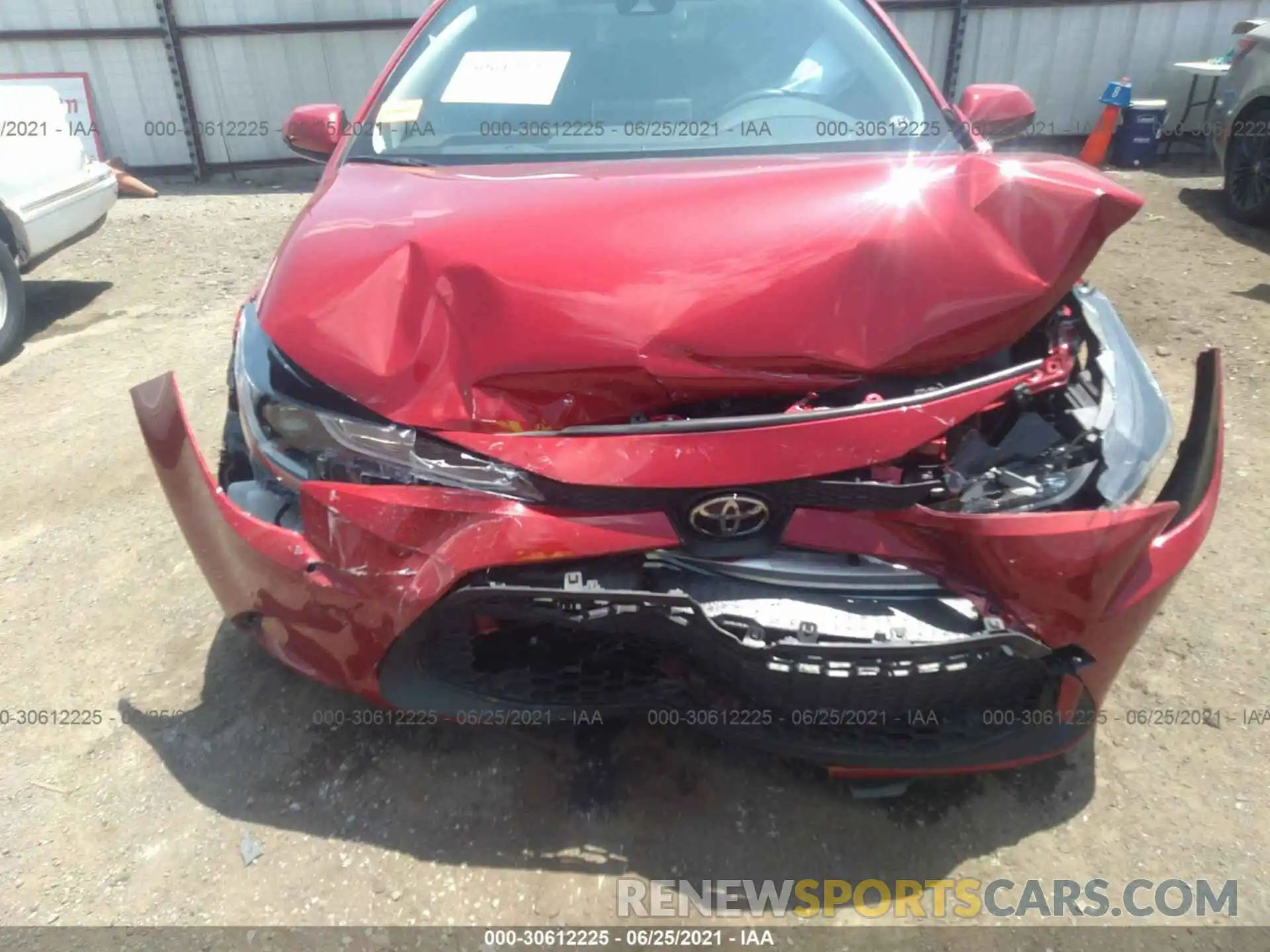 6 Photograph of a damaged car JTDEPMAE1MJ138746 TOYOTA COROLLA 2021