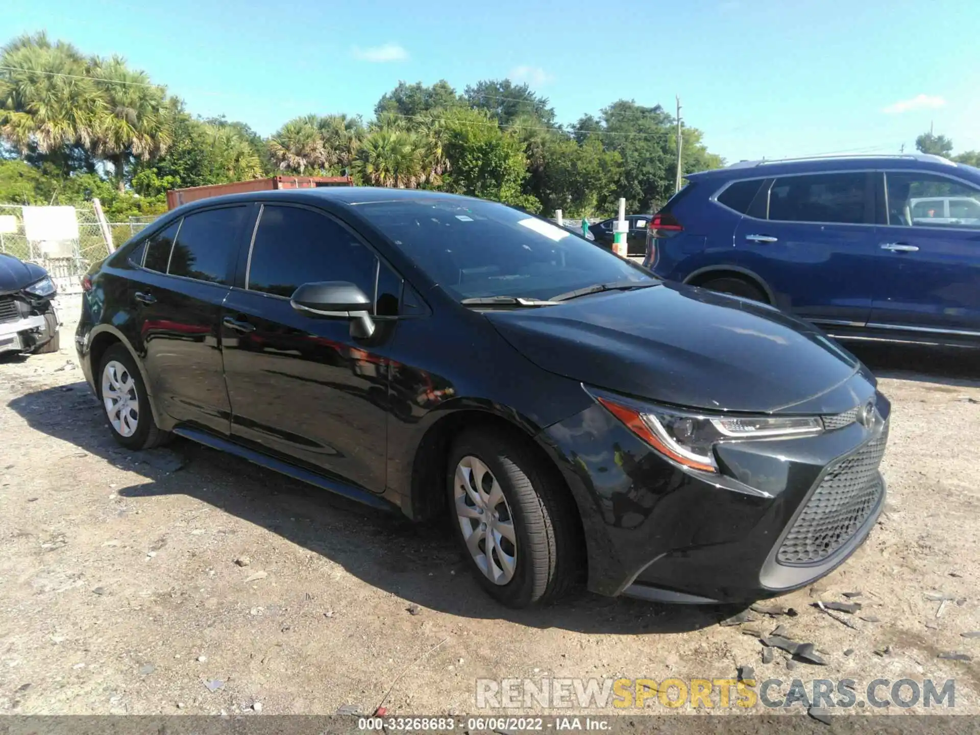 1 Photograph of a damaged car JTDEPMAE1MJ139251 TOYOTA COROLLA 2021