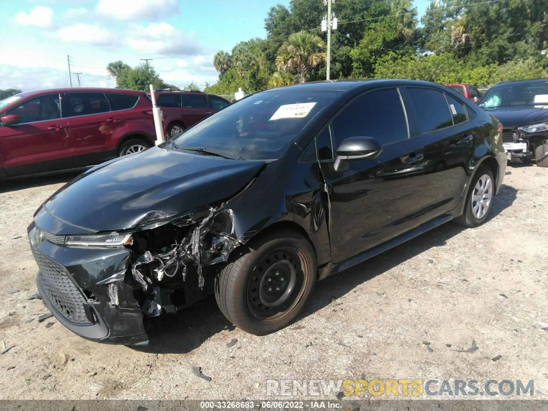 2 Photograph of a damaged car JTDEPMAE1MJ139251 TOYOTA COROLLA 2021