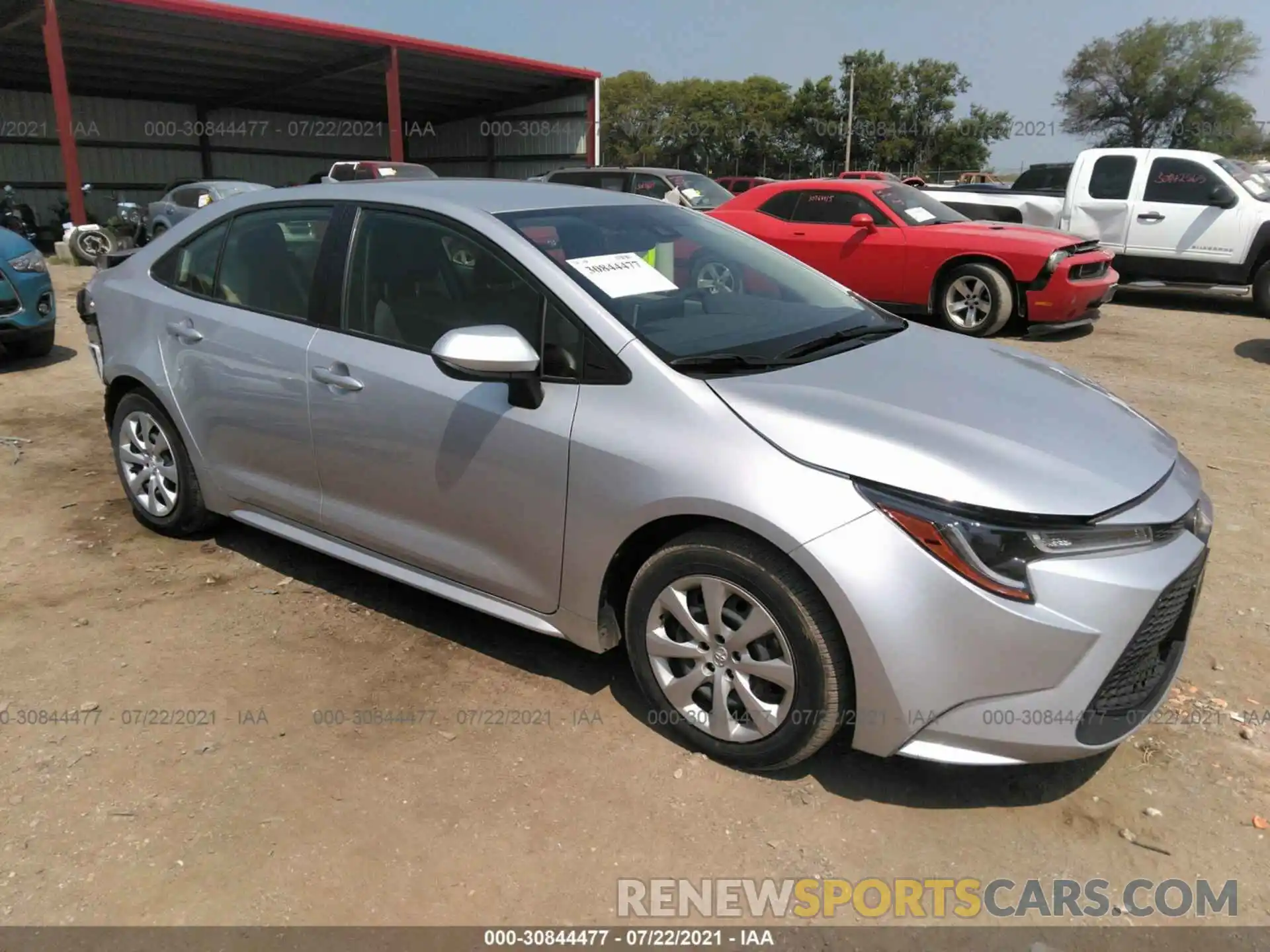 1 Photograph of a damaged car JTDEPMAE1MJ140559 TOYOTA COROLLA 2021