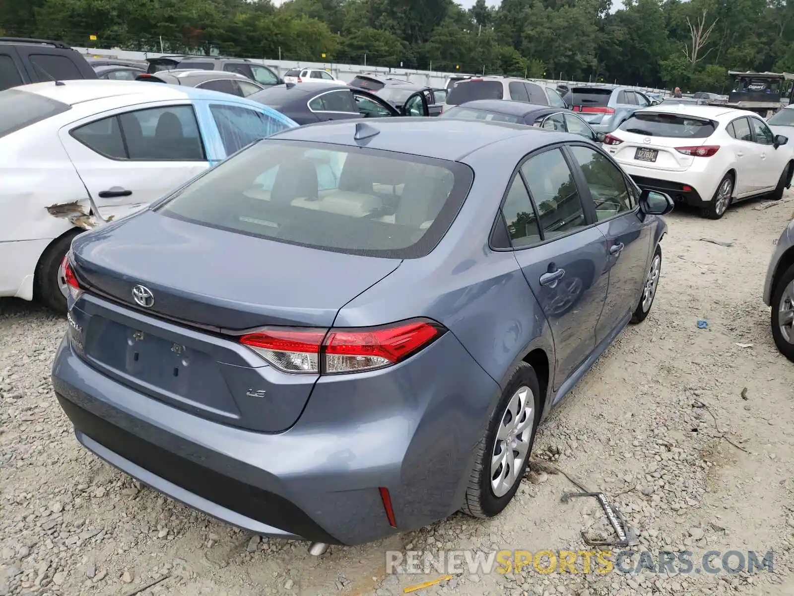 4 Photograph of a damaged car JTDEPMAE1MJ141288 TOYOTA COROLLA 2021