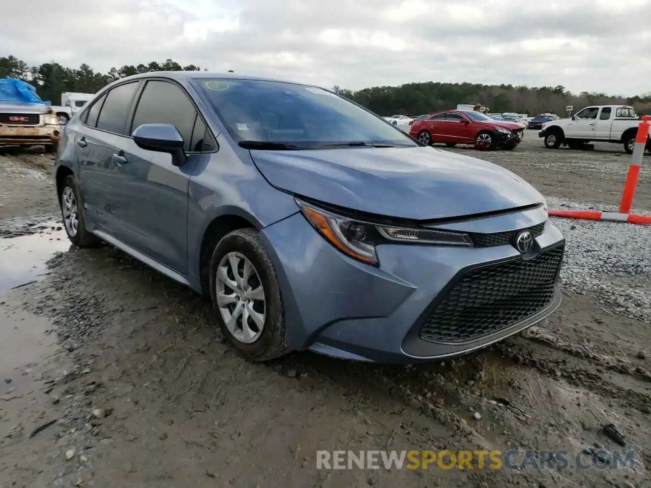 1 Photograph of a damaged car JTDEPMAE1MJ142103 TOYOTA COROLLA 2021