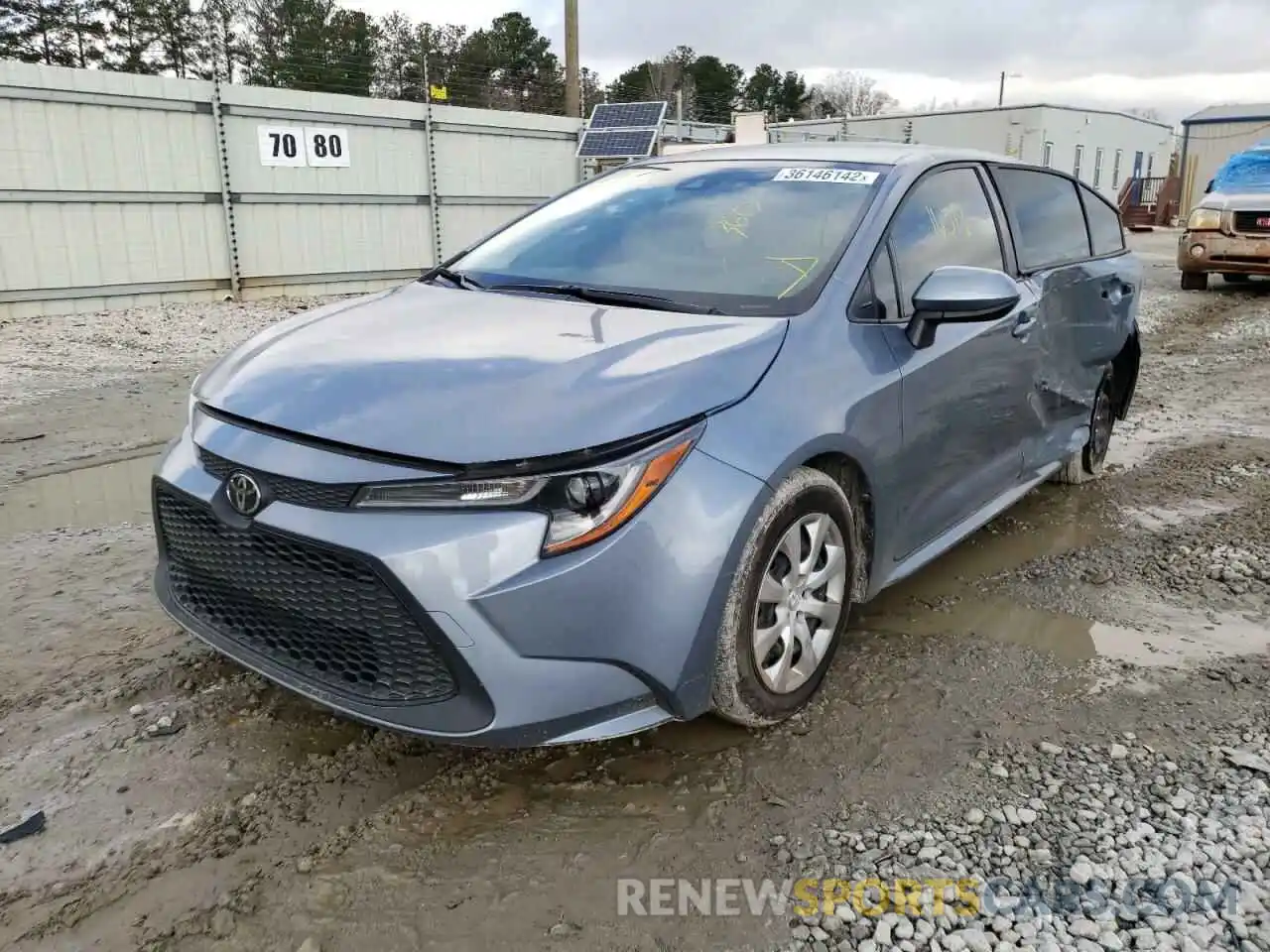 2 Photograph of a damaged car JTDEPMAE1MJ142103 TOYOTA COROLLA 2021