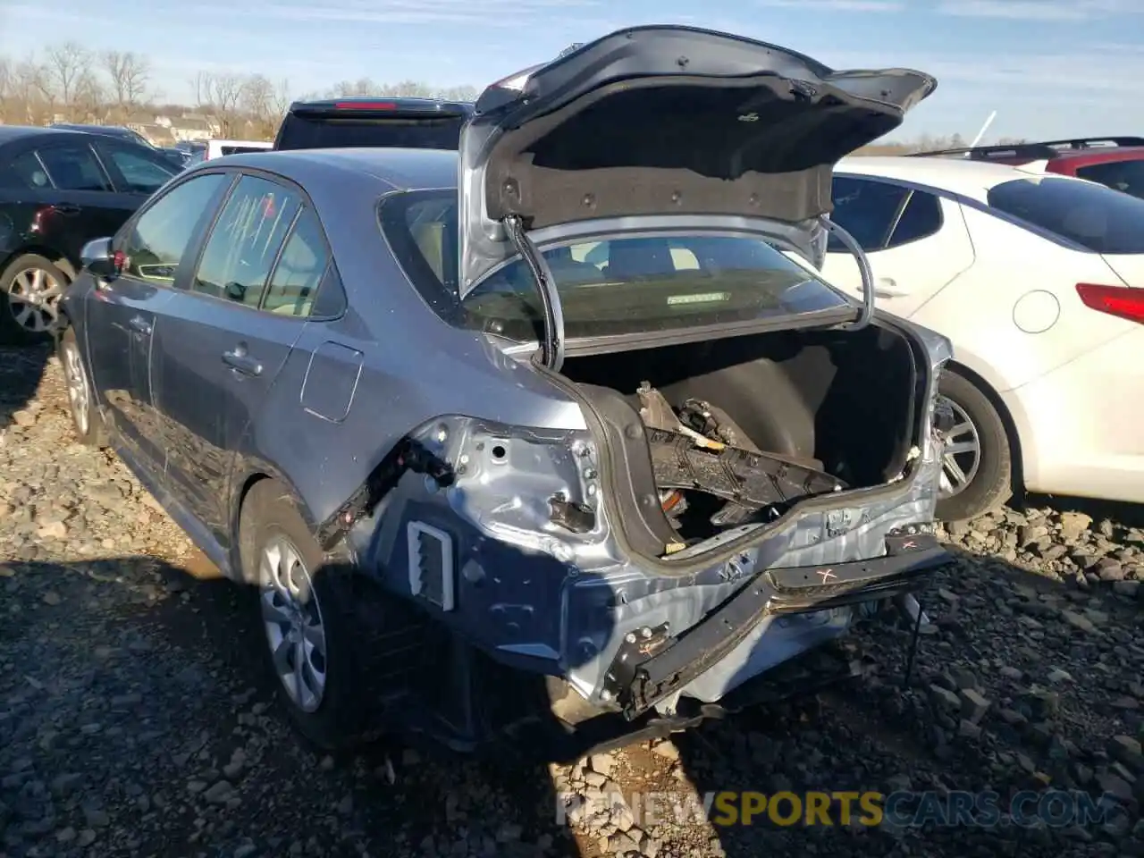 3 Photograph of a damaged car JTDEPMAE1MJ142652 TOYOTA COROLLA 2021