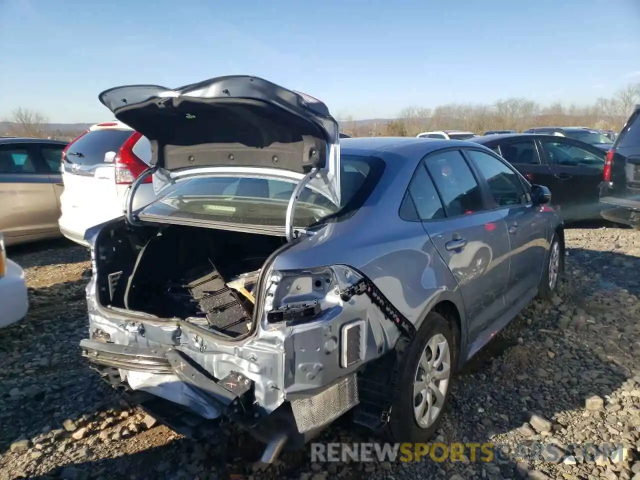 4 Photograph of a damaged car JTDEPMAE1MJ142652 TOYOTA COROLLA 2021