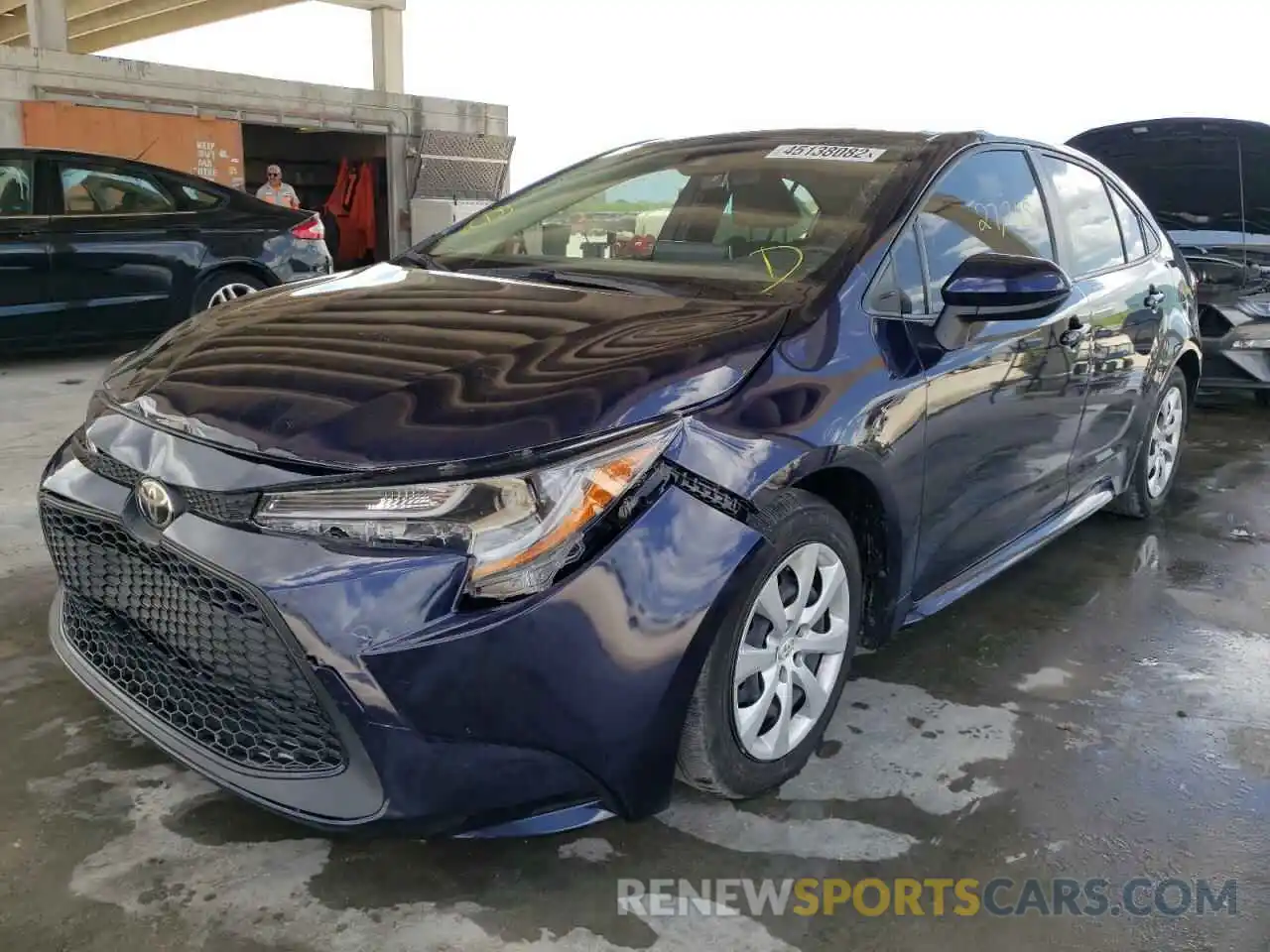 2 Photograph of a damaged car JTDEPMAE1MJ142991 TOYOTA COROLLA 2021