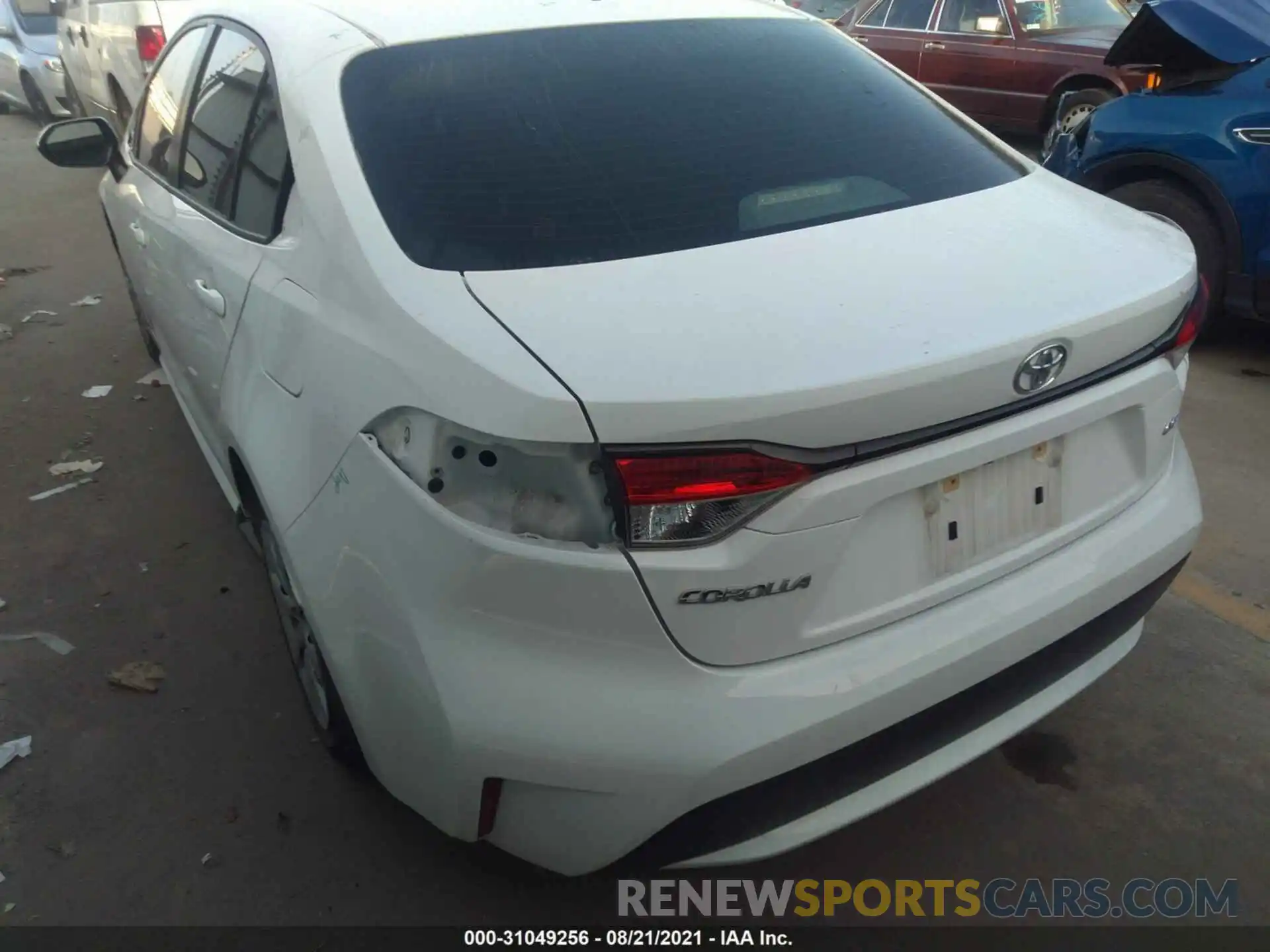 3 Photograph of a damaged car JTDEPMAE1MJ143204 TOYOTA COROLLA 2021