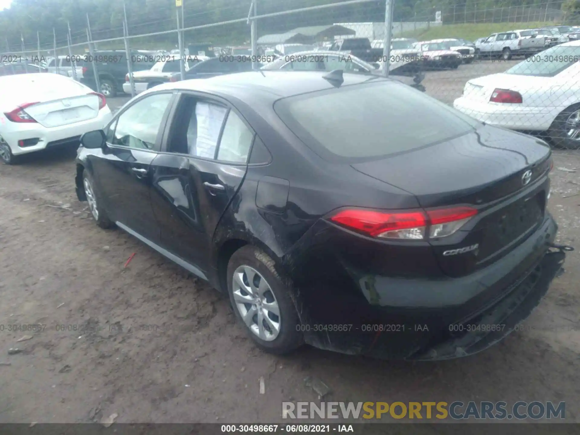 3 Photograph of a damaged car JTDEPMAE1MJ143526 TOYOTA COROLLA 2021