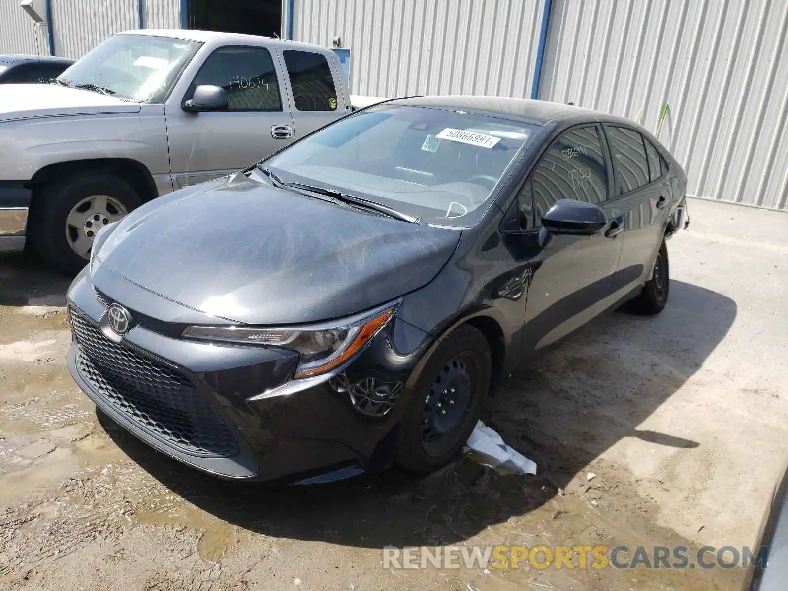 2 Photograph of a damaged car JTDEPMAE1MJ144966 TOYOTA COROLLA 2021