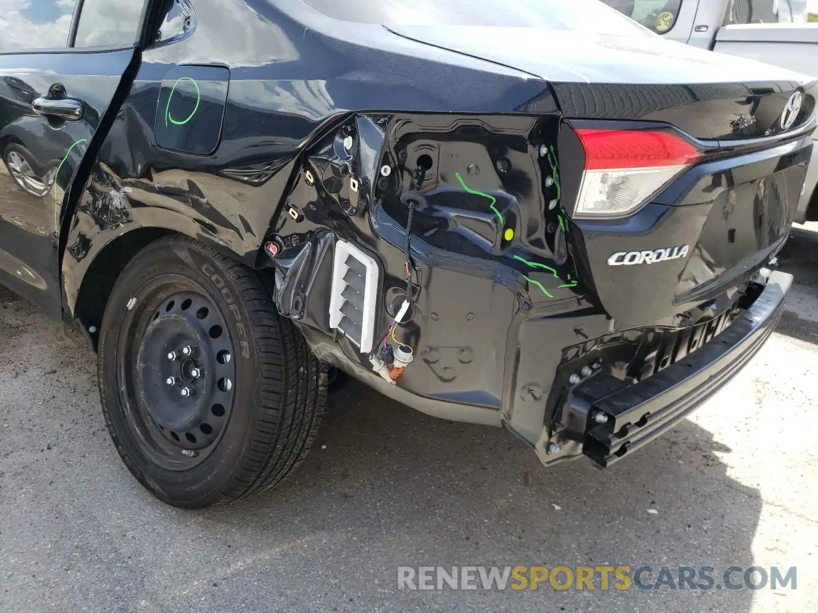 9 Photograph of a damaged car JTDEPMAE1MJ144966 TOYOTA COROLLA 2021