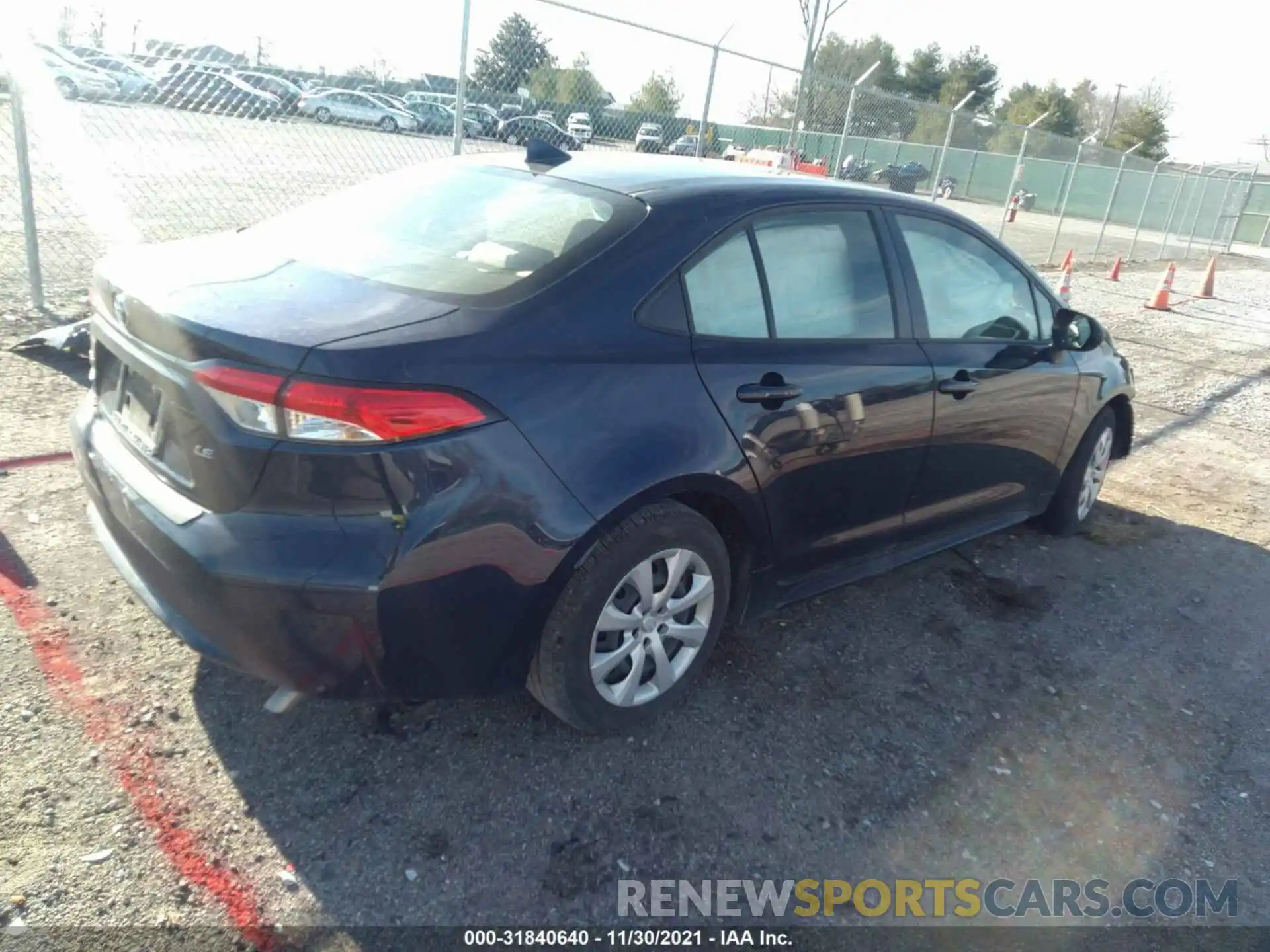 4 Photograph of a damaged car JTDEPMAE1MJ145874 TOYOTA COROLLA 2021