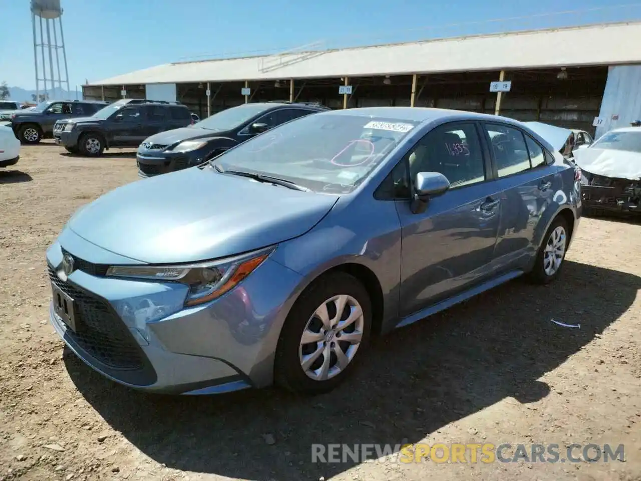 2 Photograph of a damaged car JTDEPMAE1MJ146149 TOYOTA COROLLA 2021