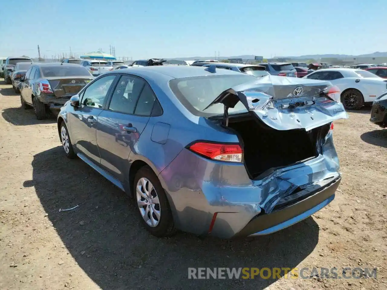 3 Photograph of a damaged car JTDEPMAE1MJ146149 TOYOTA COROLLA 2021