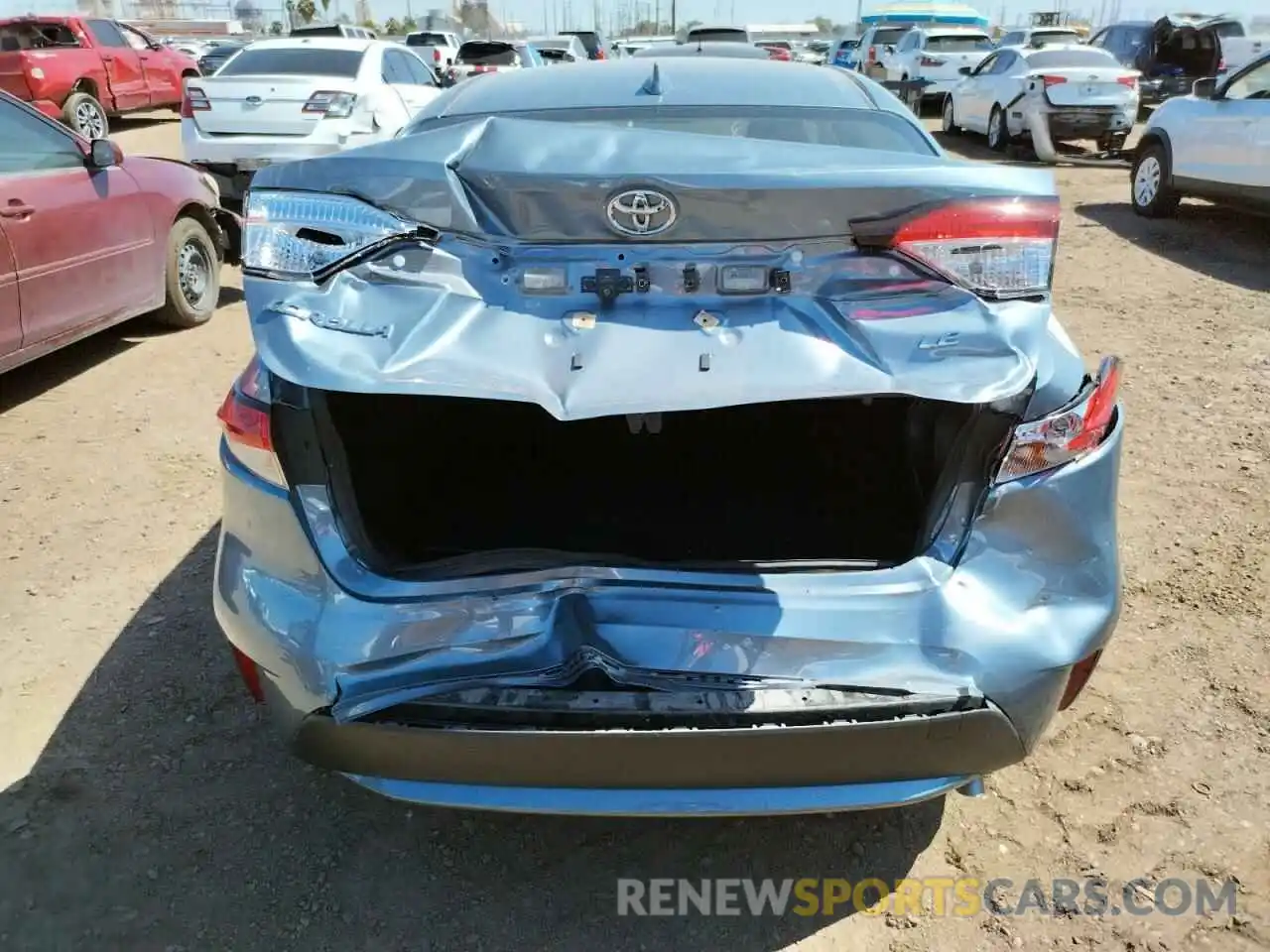 9 Photograph of a damaged car JTDEPMAE1MJ146149 TOYOTA COROLLA 2021