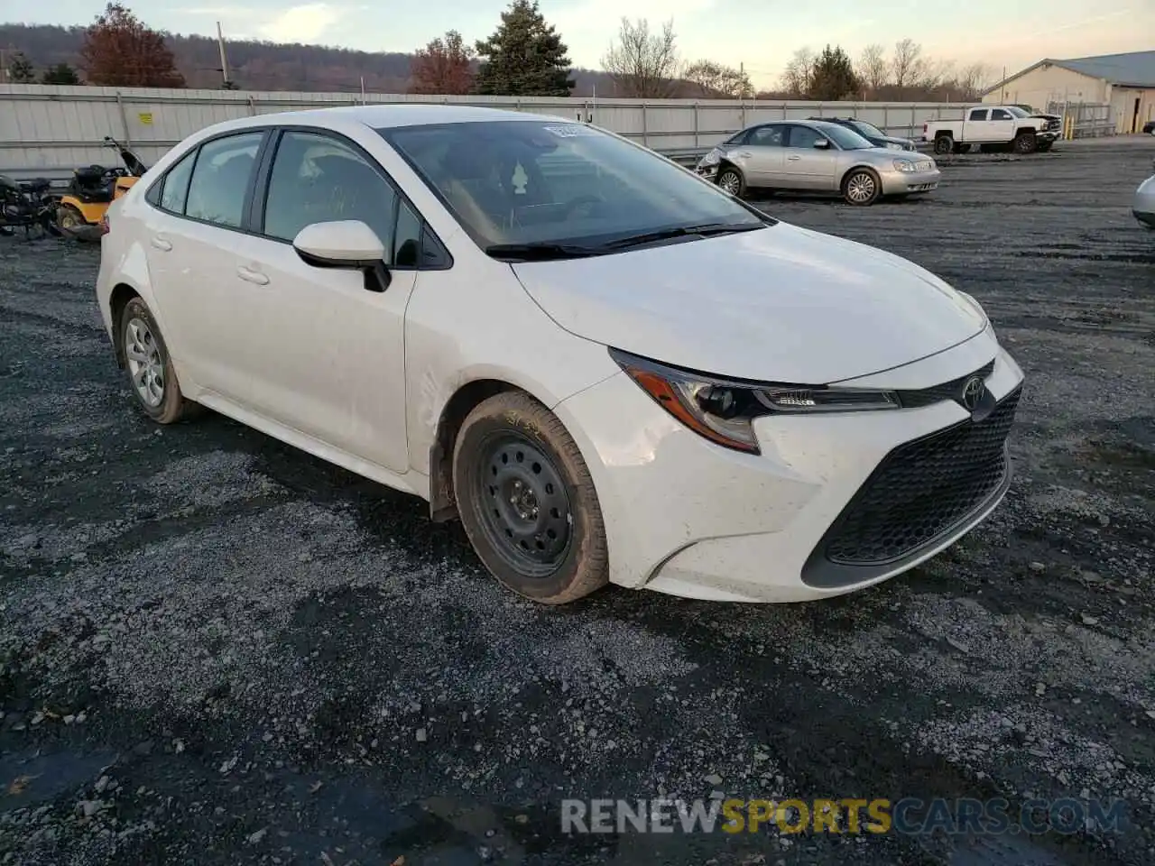 1 Photograph of a damaged car JTDEPMAE1MJ148595 TOYOTA COROLLA 2021