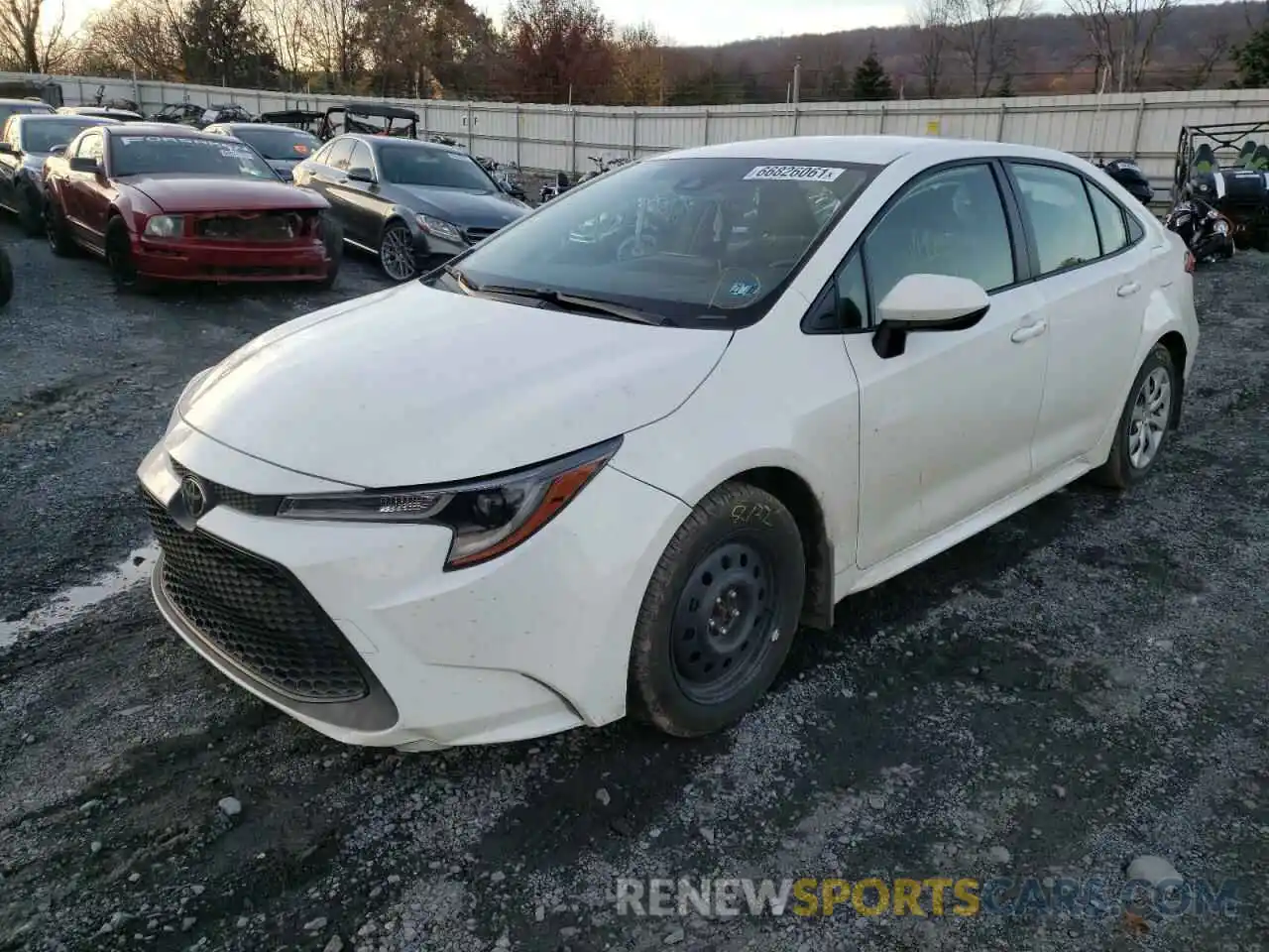 2 Photograph of a damaged car JTDEPMAE1MJ148595 TOYOTA COROLLA 2021