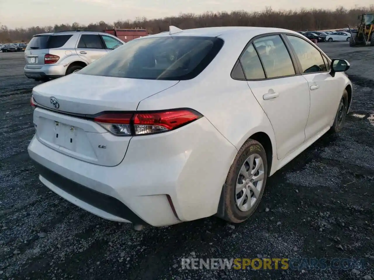 4 Photograph of a damaged car JTDEPMAE1MJ148595 TOYOTA COROLLA 2021