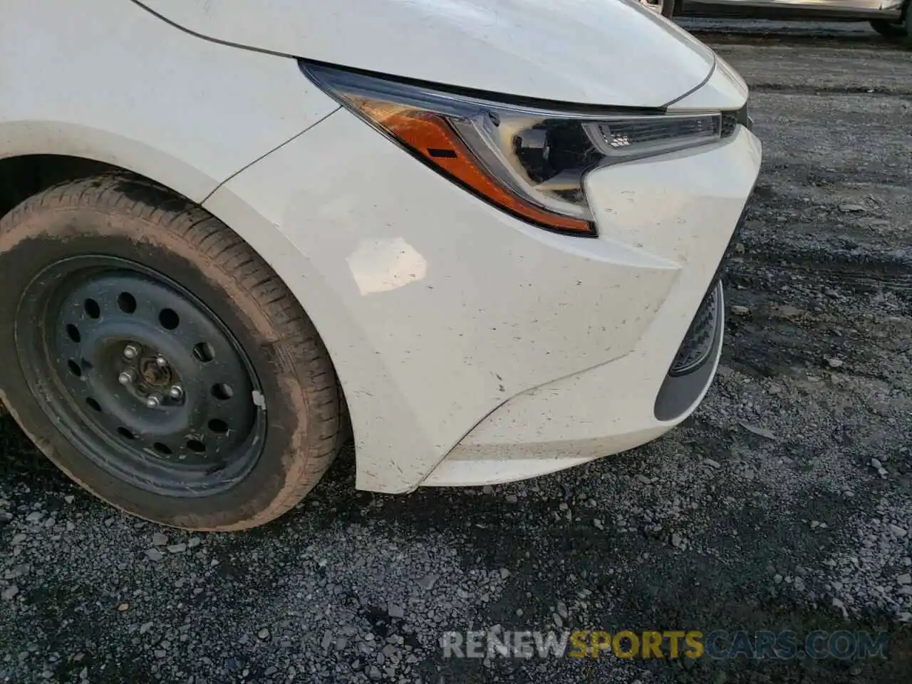 9 Photograph of a damaged car JTDEPMAE1MJ148595 TOYOTA COROLLA 2021