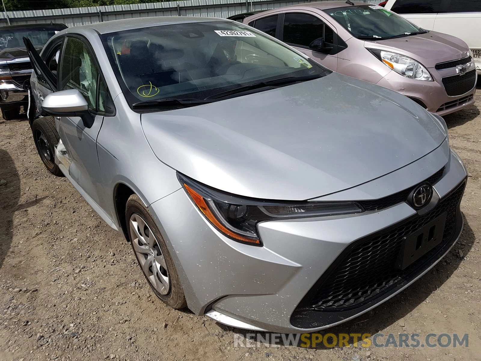 1 Photograph of a damaged car JTDEPMAE1MJ149309 TOYOTA COROLLA 2021