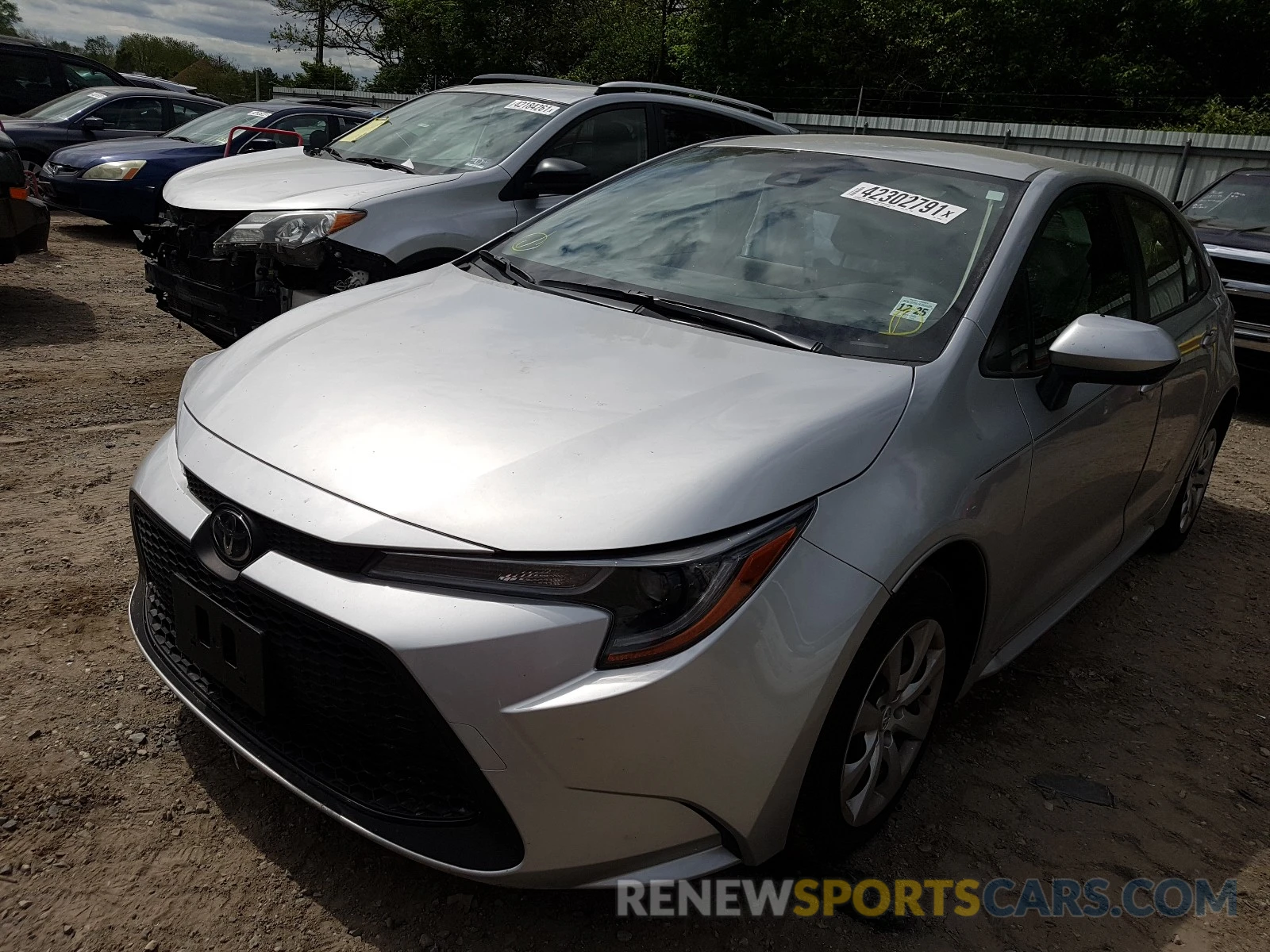 2 Photograph of a damaged car JTDEPMAE1MJ149309 TOYOTA COROLLA 2021