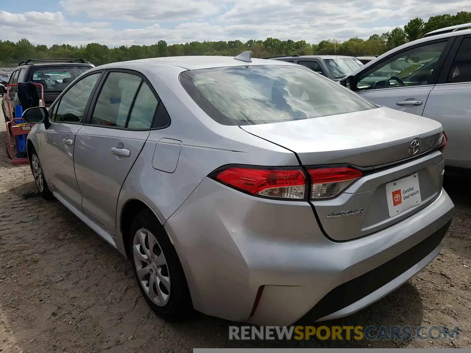 3 Photograph of a damaged car JTDEPMAE1MJ149309 TOYOTA COROLLA 2021