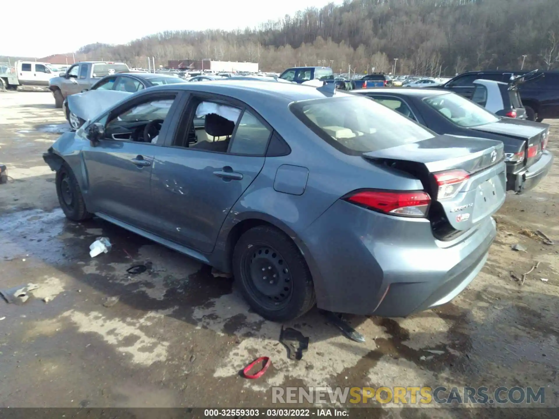 3 Photograph of a damaged car JTDEPMAE1MJ149357 TOYOTA COROLLA 2021