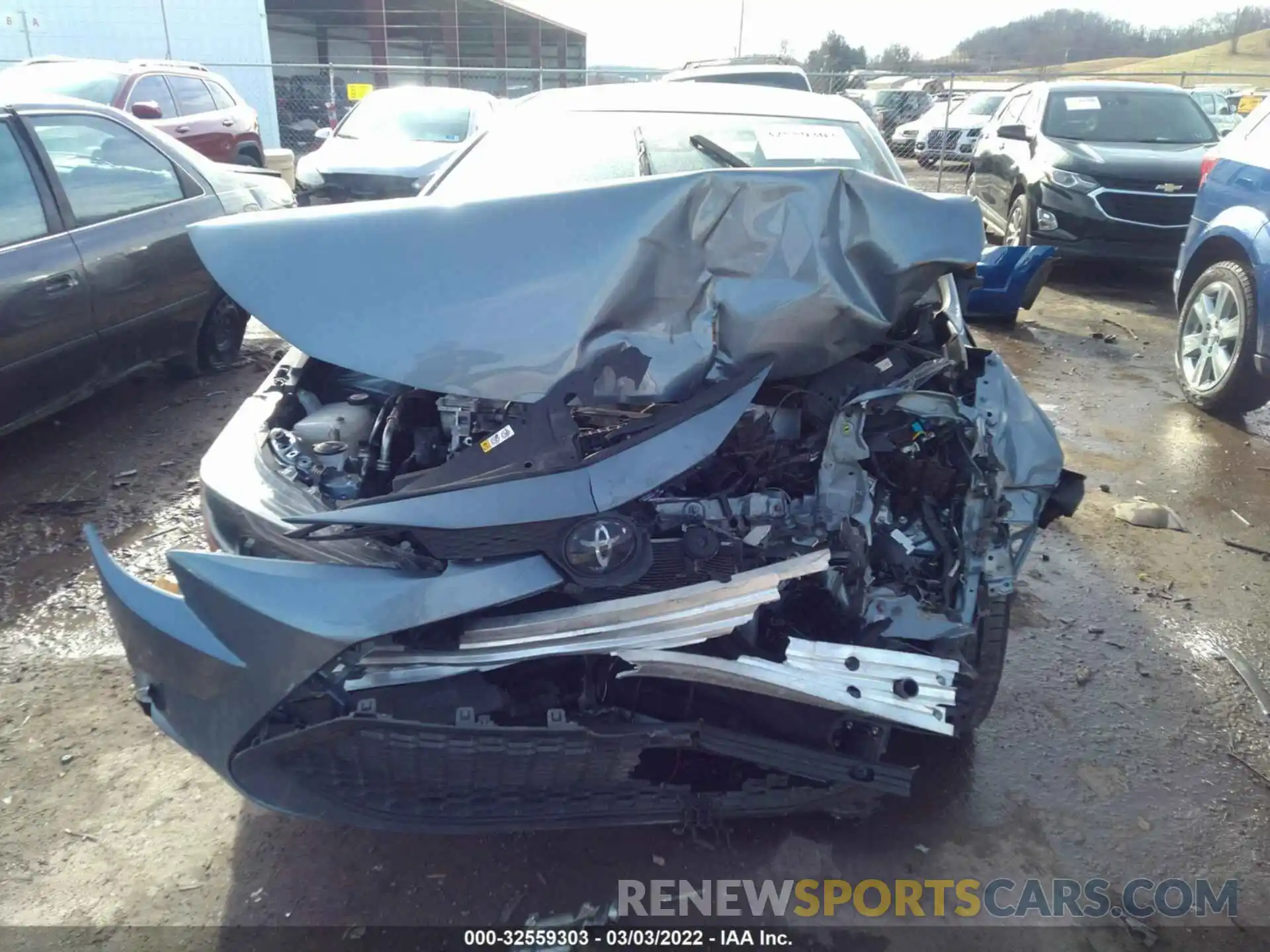 6 Photograph of a damaged car JTDEPMAE1MJ149357 TOYOTA COROLLA 2021