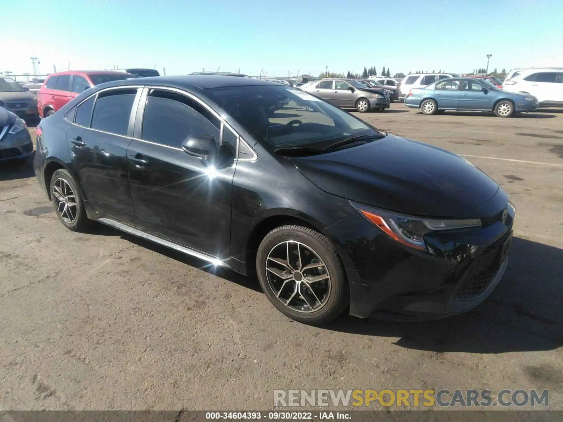 1 Photograph of a damaged car JTDEPMAE1MJ150766 TOYOTA COROLLA 2021