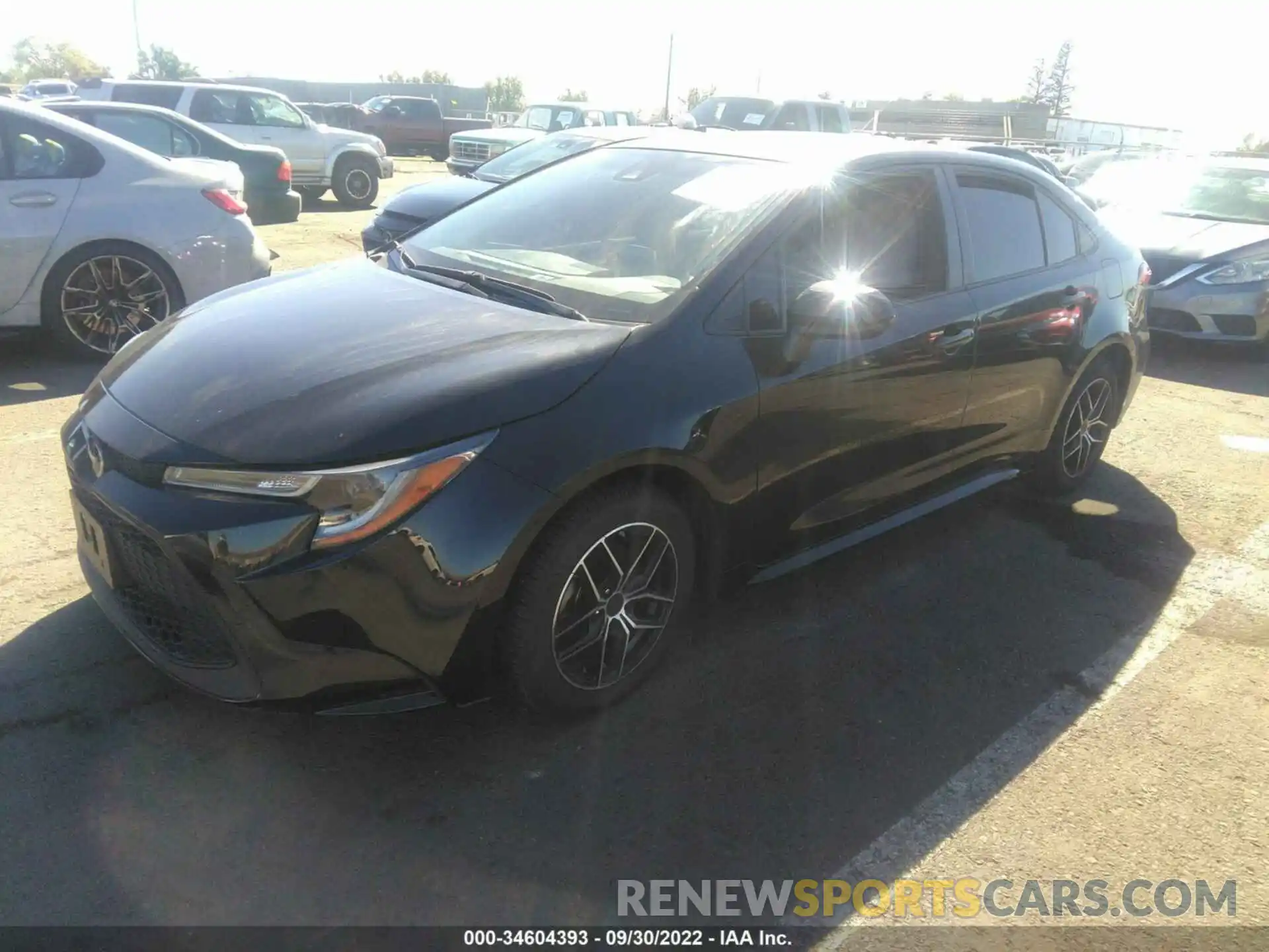 2 Photograph of a damaged car JTDEPMAE1MJ150766 TOYOTA COROLLA 2021