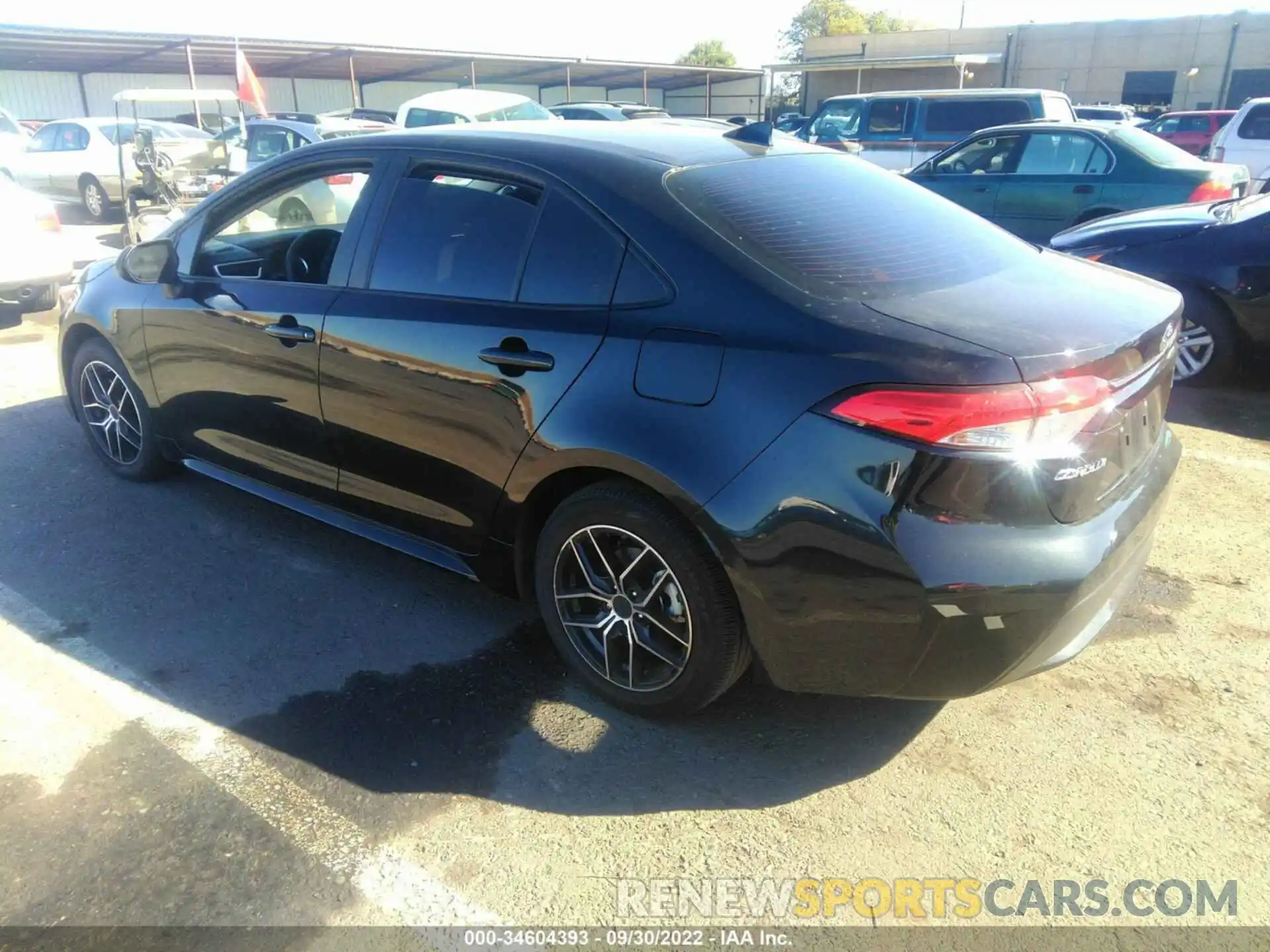 3 Photograph of a damaged car JTDEPMAE1MJ150766 TOYOTA COROLLA 2021