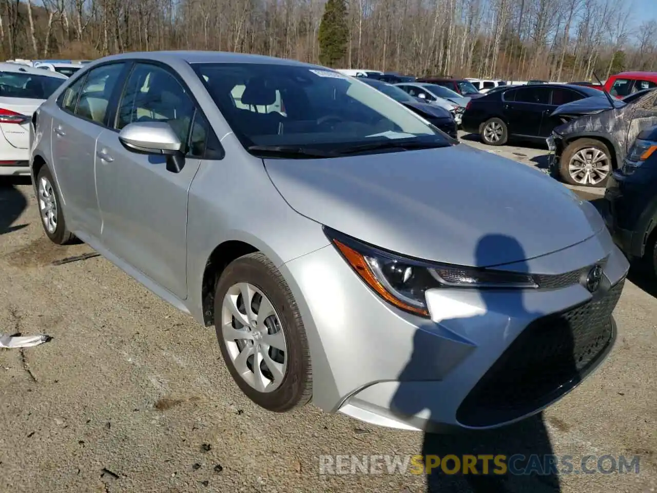 1 Photograph of a damaged car JTDEPMAE1MJ152405 TOYOTA COROLLA 2021