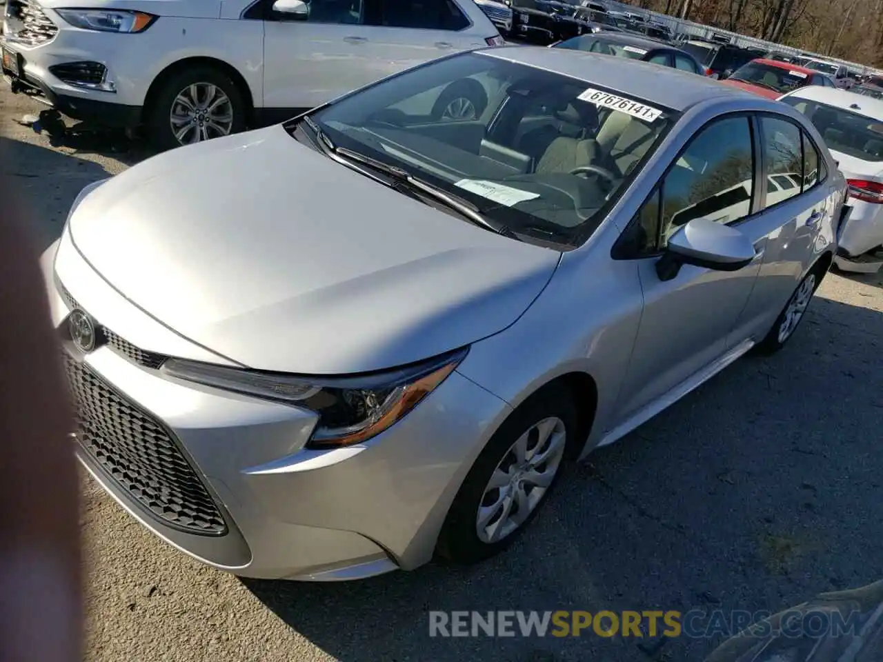 2 Photograph of a damaged car JTDEPMAE1MJ152405 TOYOTA COROLLA 2021