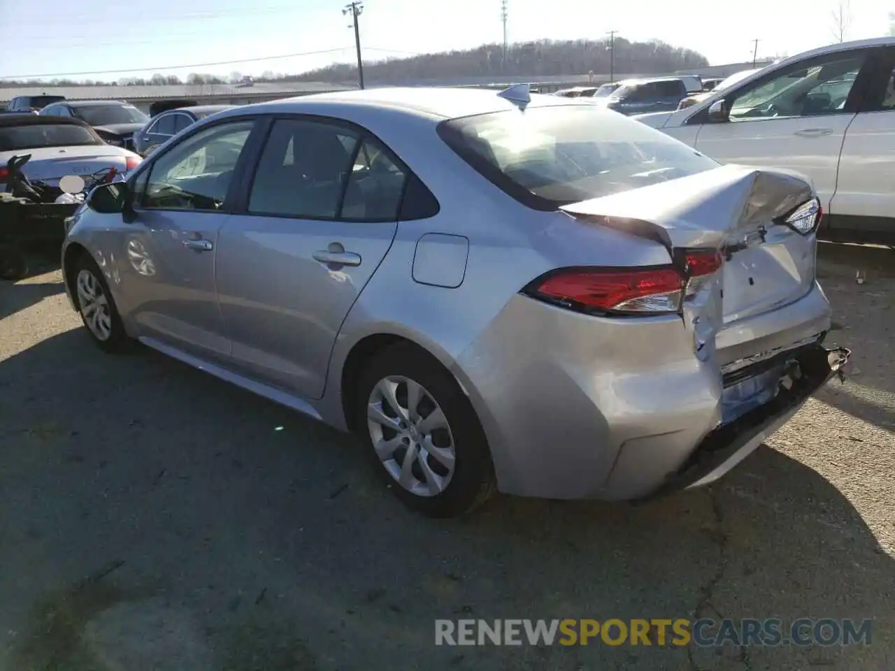 3 Photograph of a damaged car JTDEPMAE1MJ152405 TOYOTA COROLLA 2021