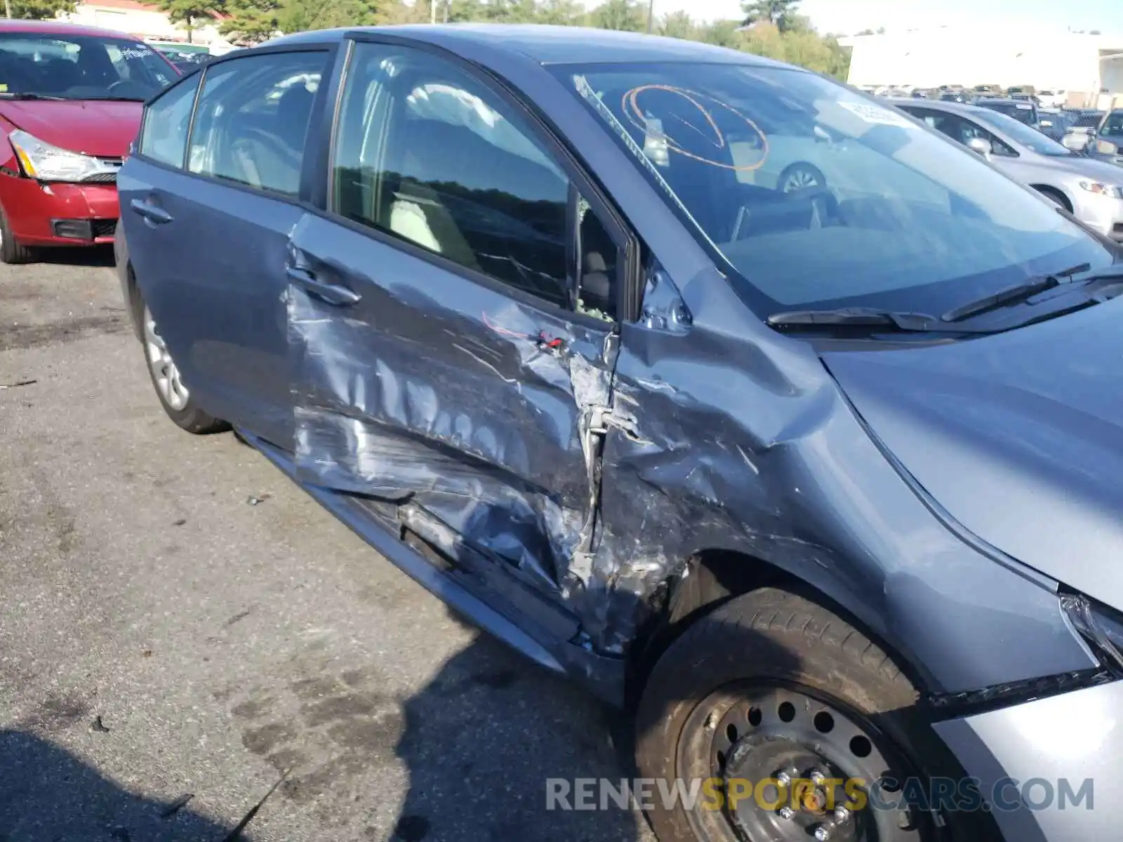 9 Photograph of a damaged car JTDEPMAE1MJ152940 TOYOTA COROLLA 2021