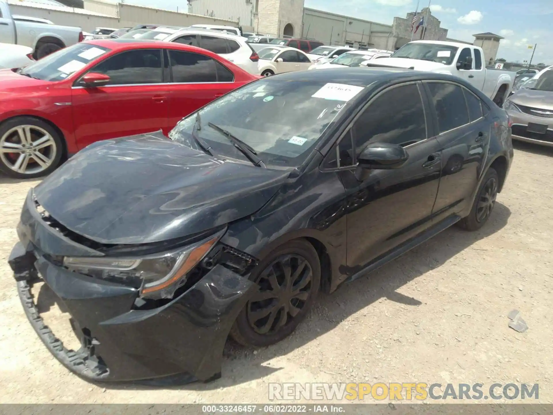 2 Photograph of a damaged car JTDEPMAE1MJ153246 TOYOTA COROLLA 2021