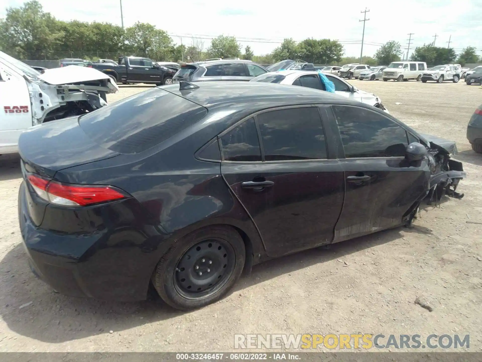 4 Photograph of a damaged car JTDEPMAE1MJ153246 TOYOTA COROLLA 2021